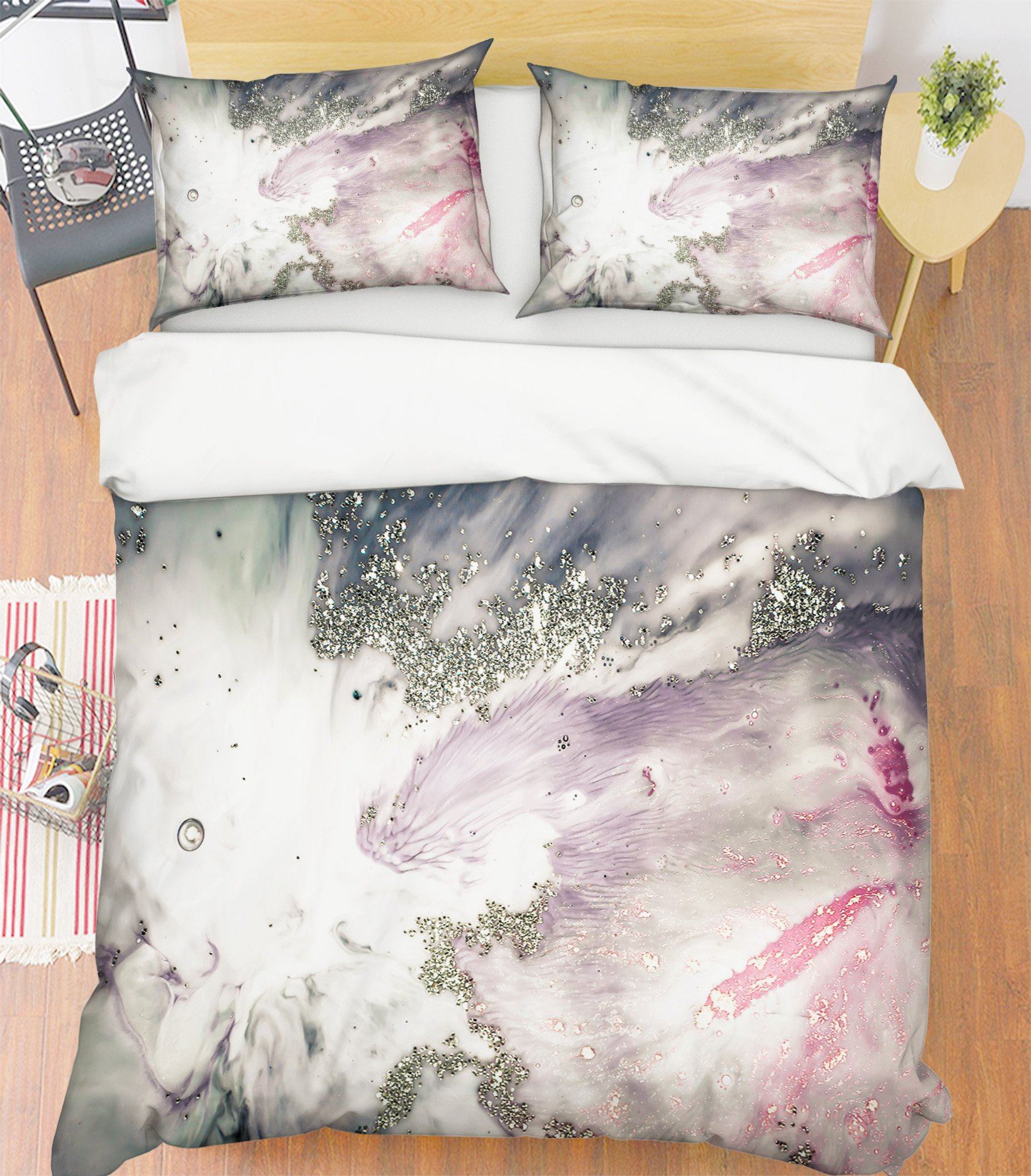 3D Graffiti Ink Painting 064 Bed Pillowcases Quilt Wallpaper AJ Wallpaper