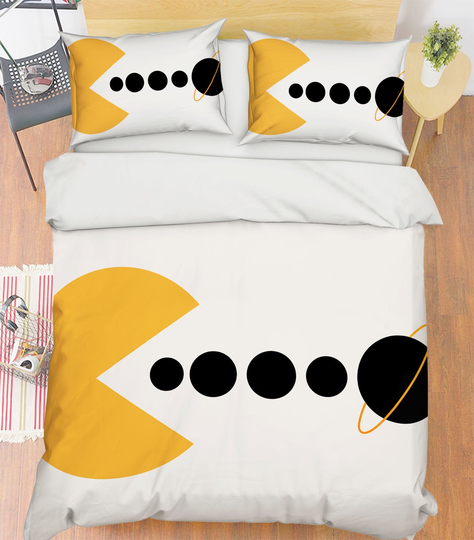 3D Yellow Monster 244 Boris Draschoff Bedding Bed Pillowcases Quilt Quiet Covers AJ Creativity Home
