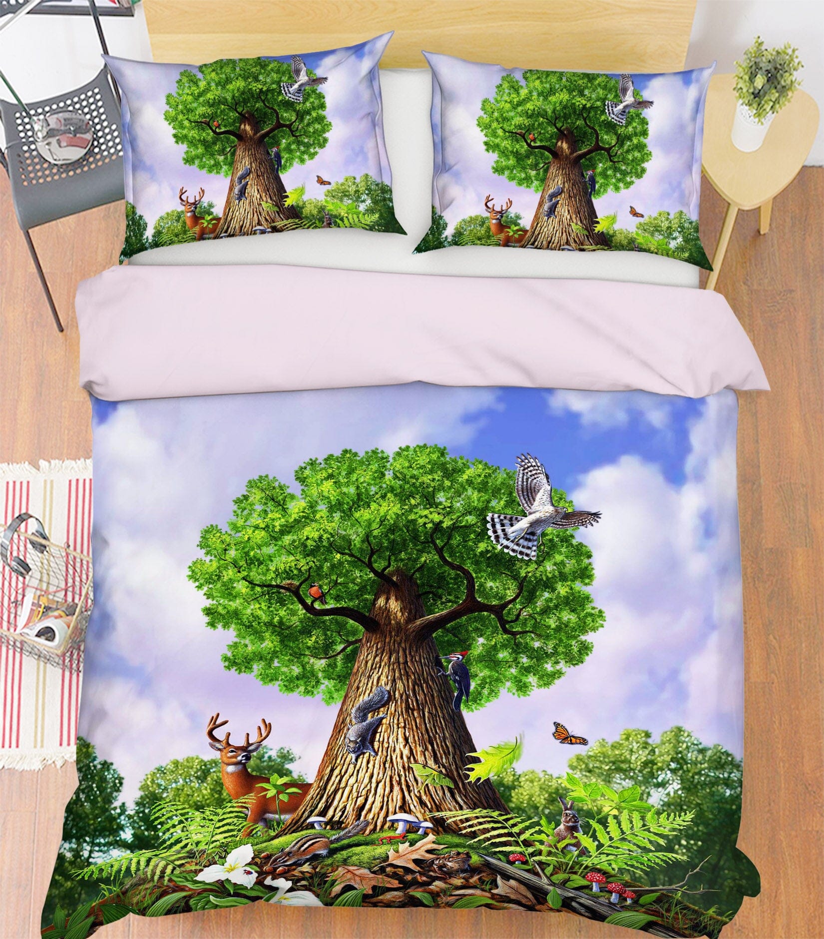 3D Tree Of Life 2134 Jerry LoFaro bedding Bed Pillowcases Quilt Quiet Covers AJ Creativity Home