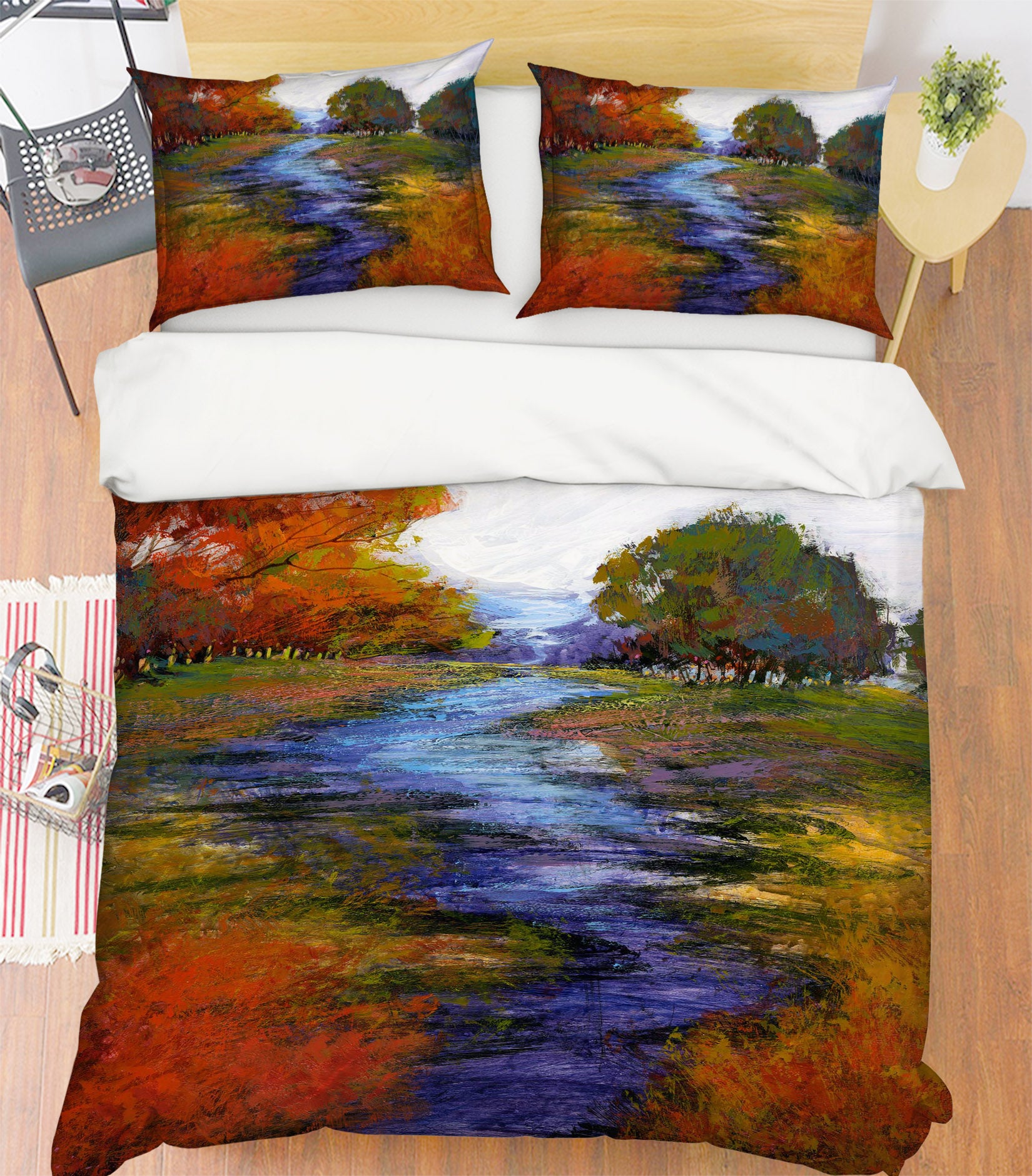 3D Maple Forest 1050 Michael Tienhaara Bedding Bed Pillowcases Quilt