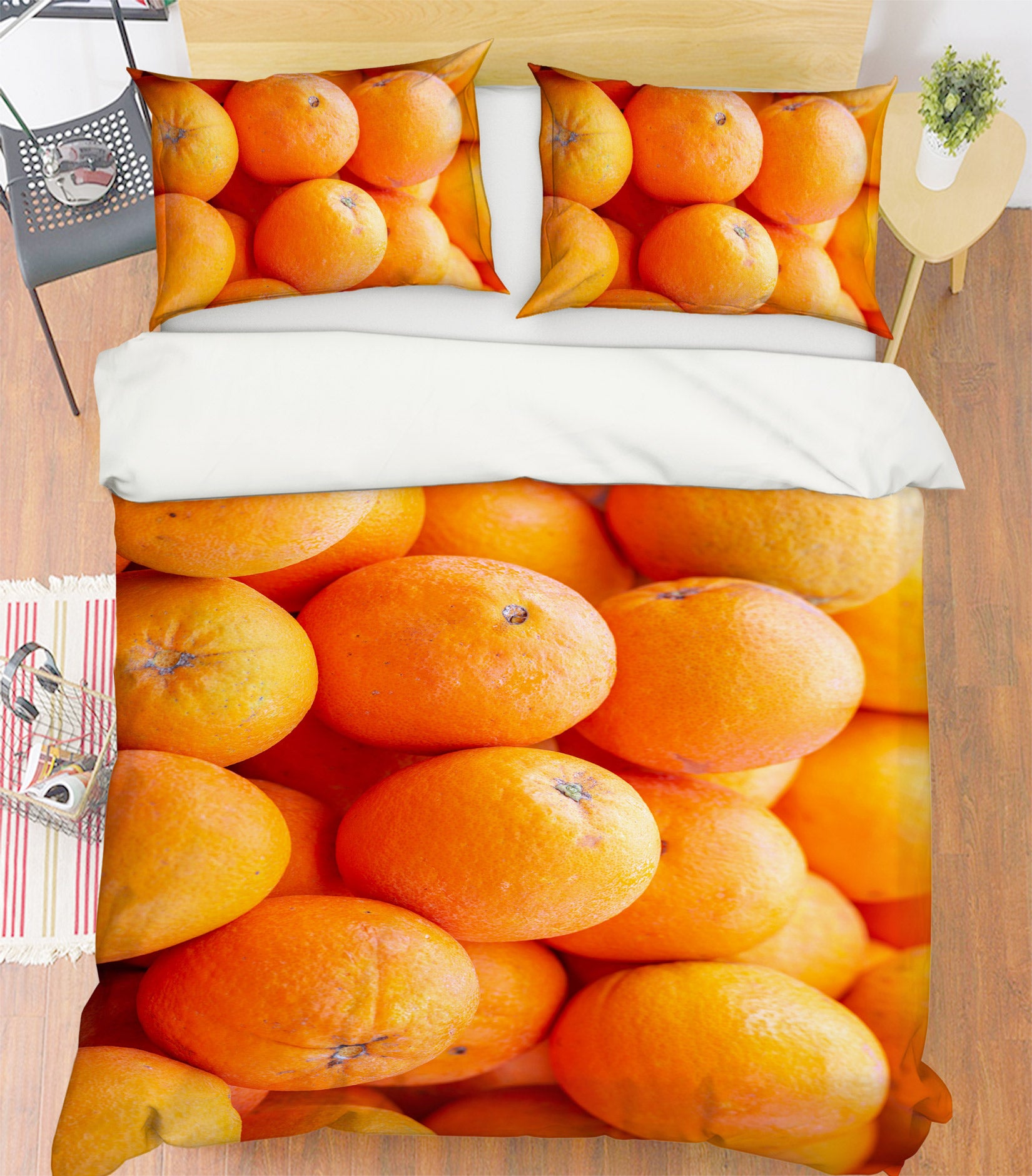 3D Fresh Fruit Orange 6954 Assaf Frank Bedding Bed Pillowcases Quilt Cover Duvet Cover