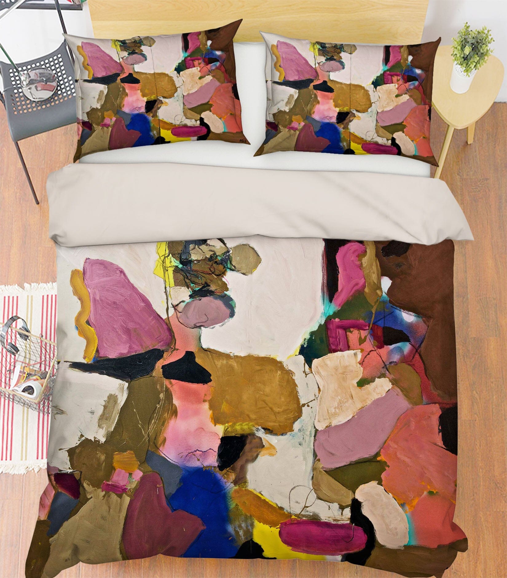 3D Block Painting 1174 Allan P. Friedlander Bedding Bed Pillowcases Quilt Quiet Covers AJ Creativity Home