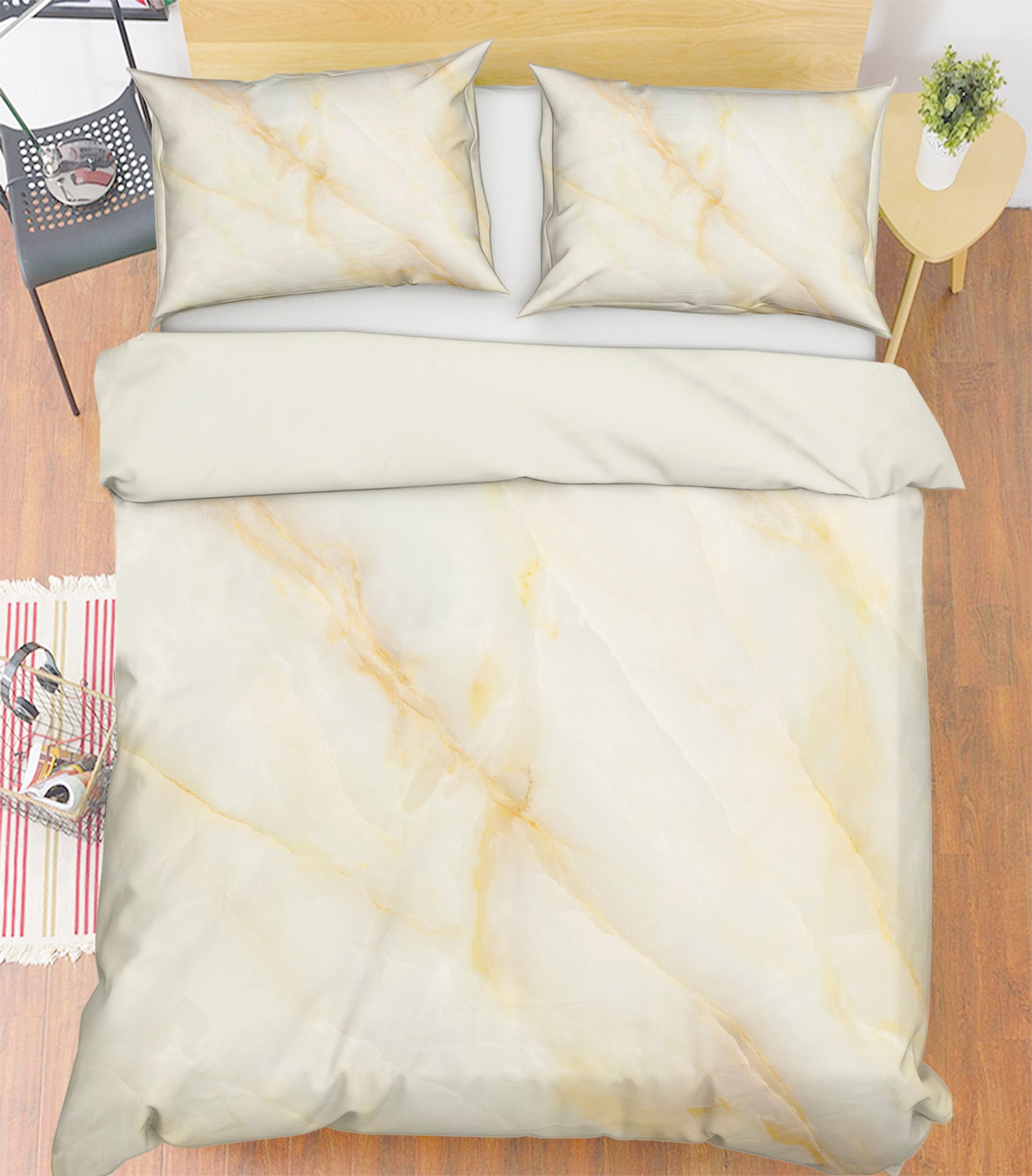 3D Marble 59103 Bed Pillowcases Quilt