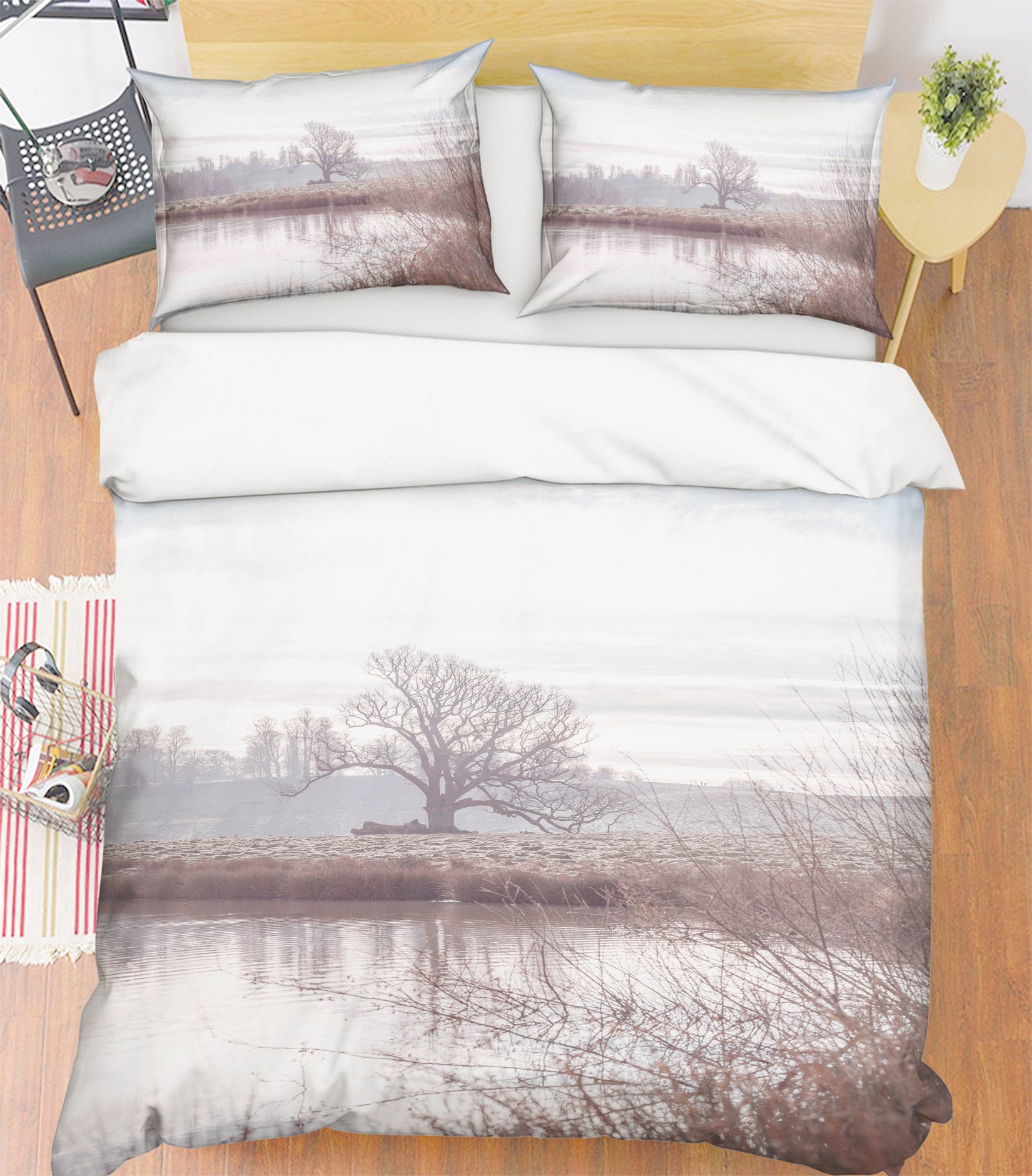 3D Tree Water 7140 Assaf Frank Bedding Bed Pillowcases Quilt Cover Duvet Cover