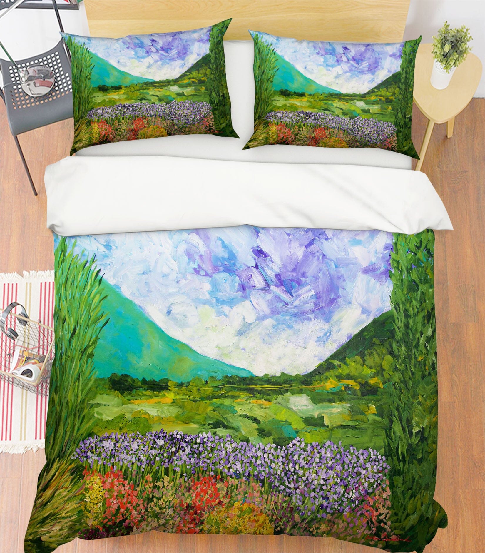 3D River Bend 1143 Allan P. Friedlander Bedding Bed Pillowcases Quilt Quiet Covers AJ Creativity Home