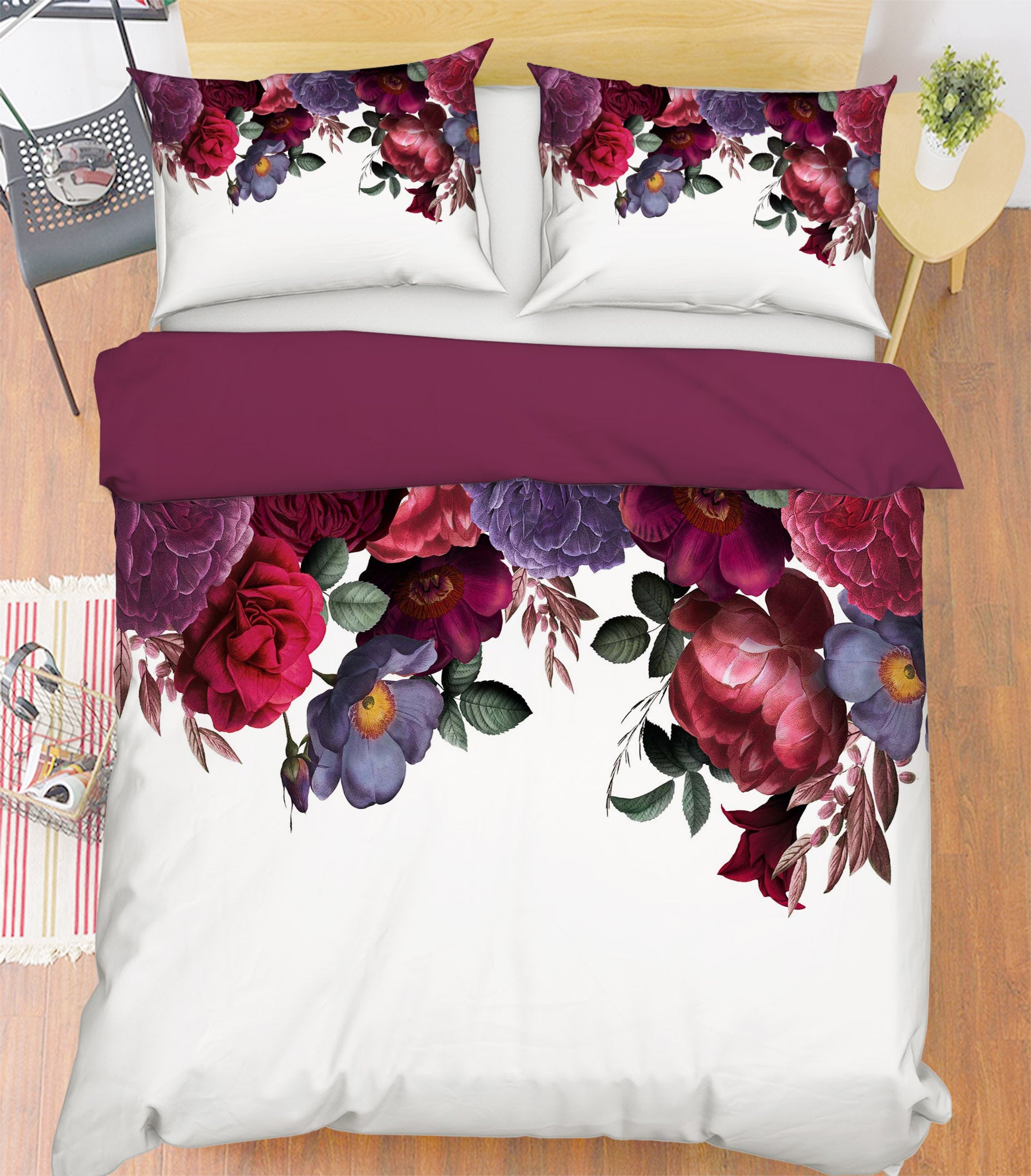 3D Flower Bush 18155 Uta Naumann Bedding Bed Pillowcases Quilt