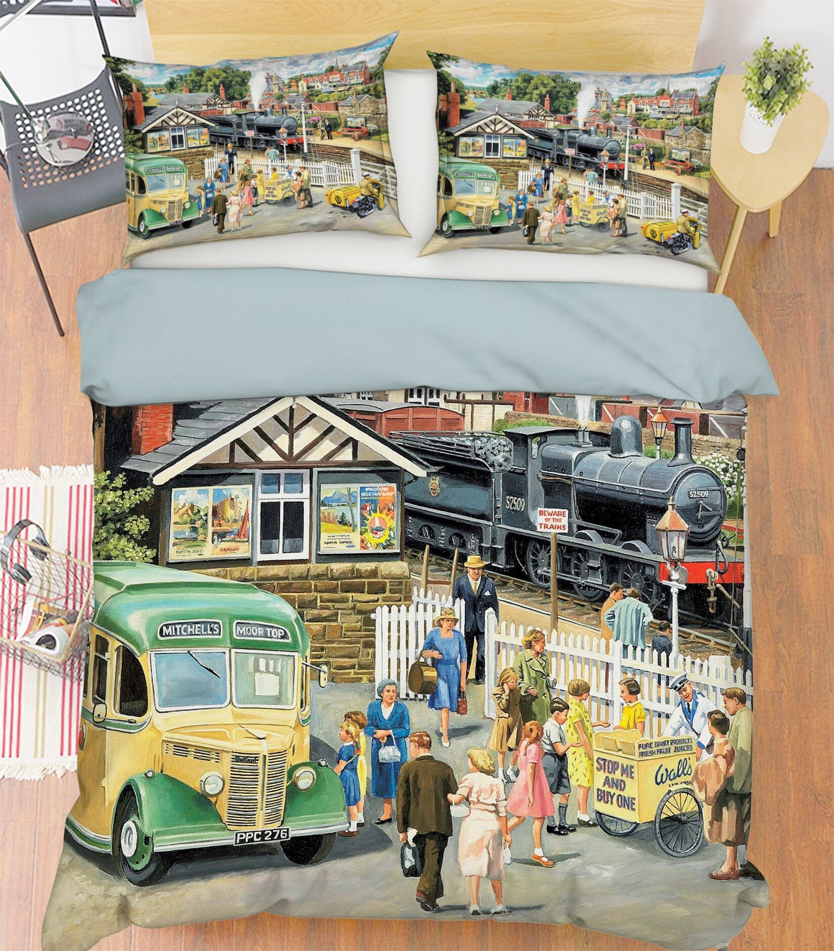 3D Selling Icecream 2049 Trevor Mitchell bedding Bed Pillowcases Quilt Quiet Covers AJ Creativity Home