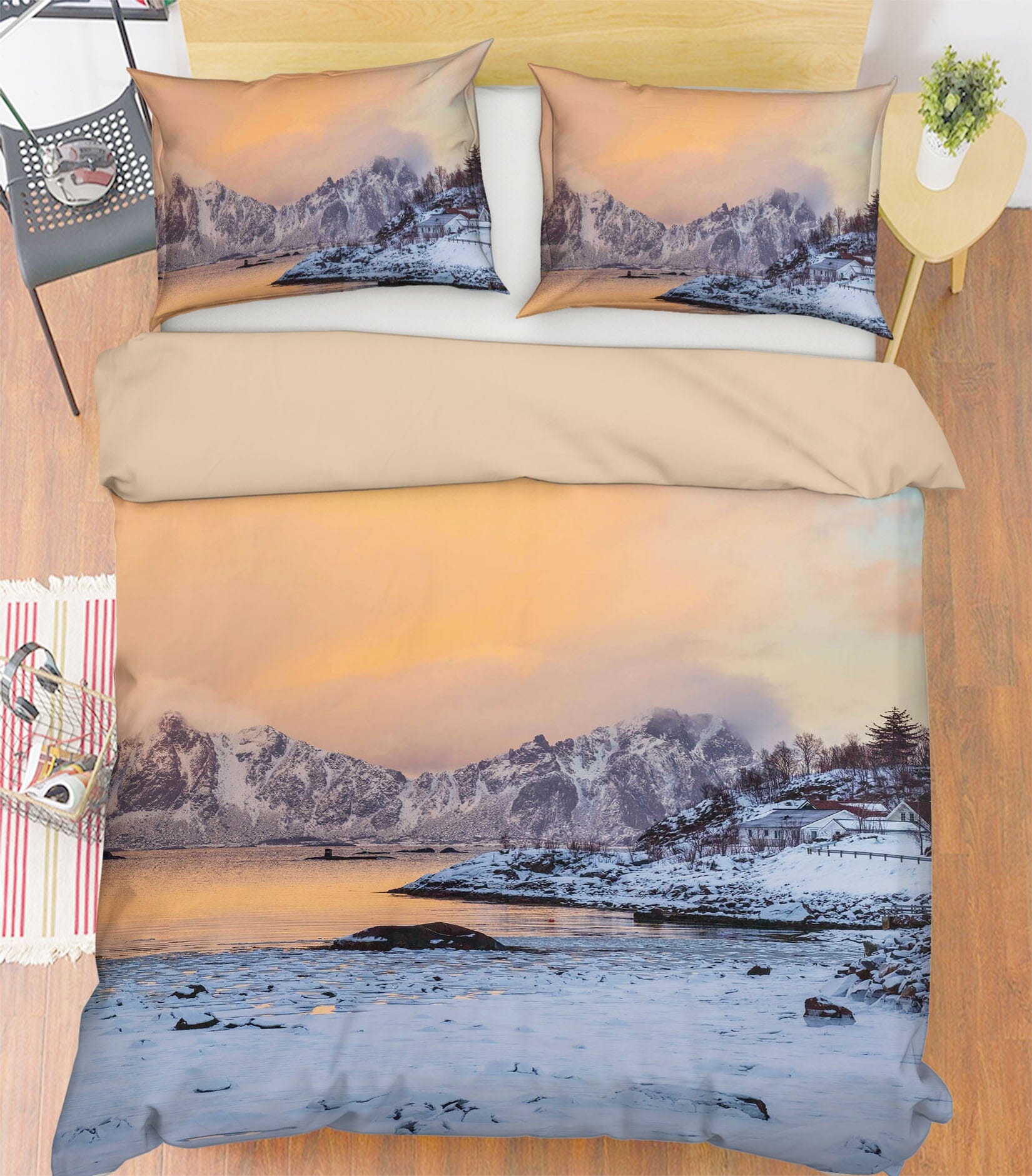 3D White World 2148 Marco Carmassi Bedding Bed Pillowcases Quilt Quiet Covers AJ Creativity Home