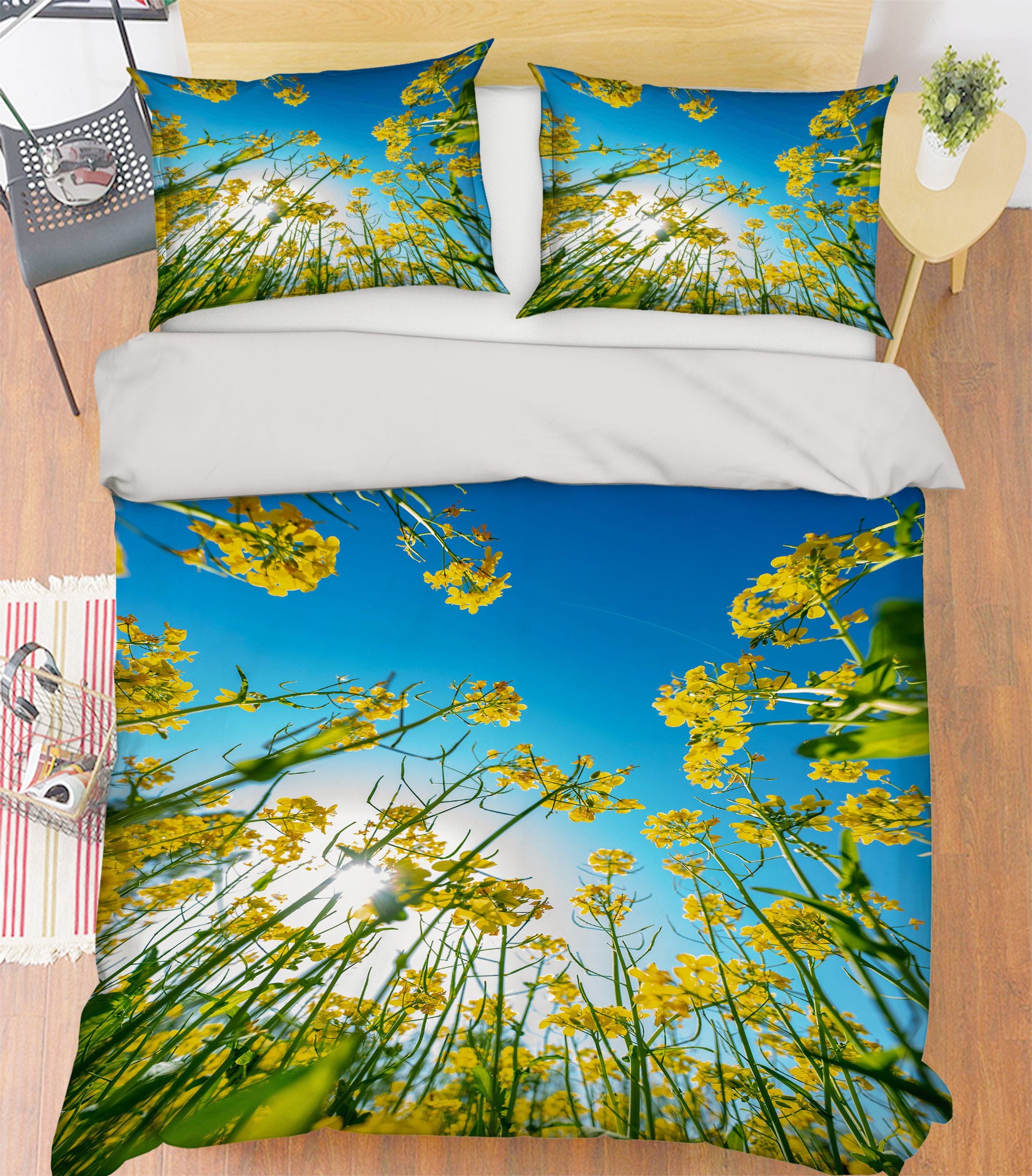3D Flower Bush 16166 Bed Pillowcases Quilt