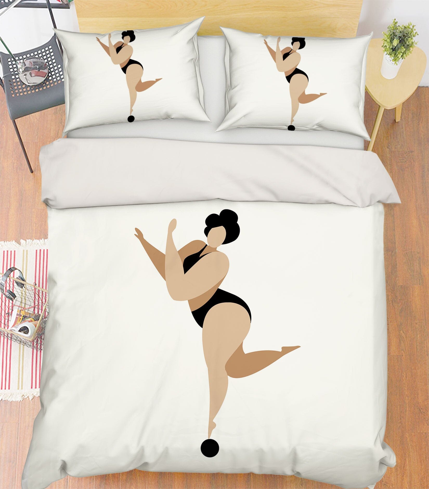 3D Athlete Pattern 134 Boris Draschoff Bedding Bed Pillowcases Quilt Quiet Covers AJ Creativity Home