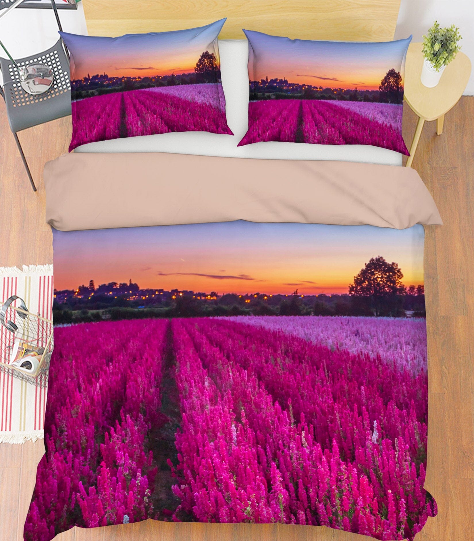 3D Red Lavender 1015 Assaf Frank Bedding Bed Pillowcases Quilt Quiet Covers AJ Creativity Home