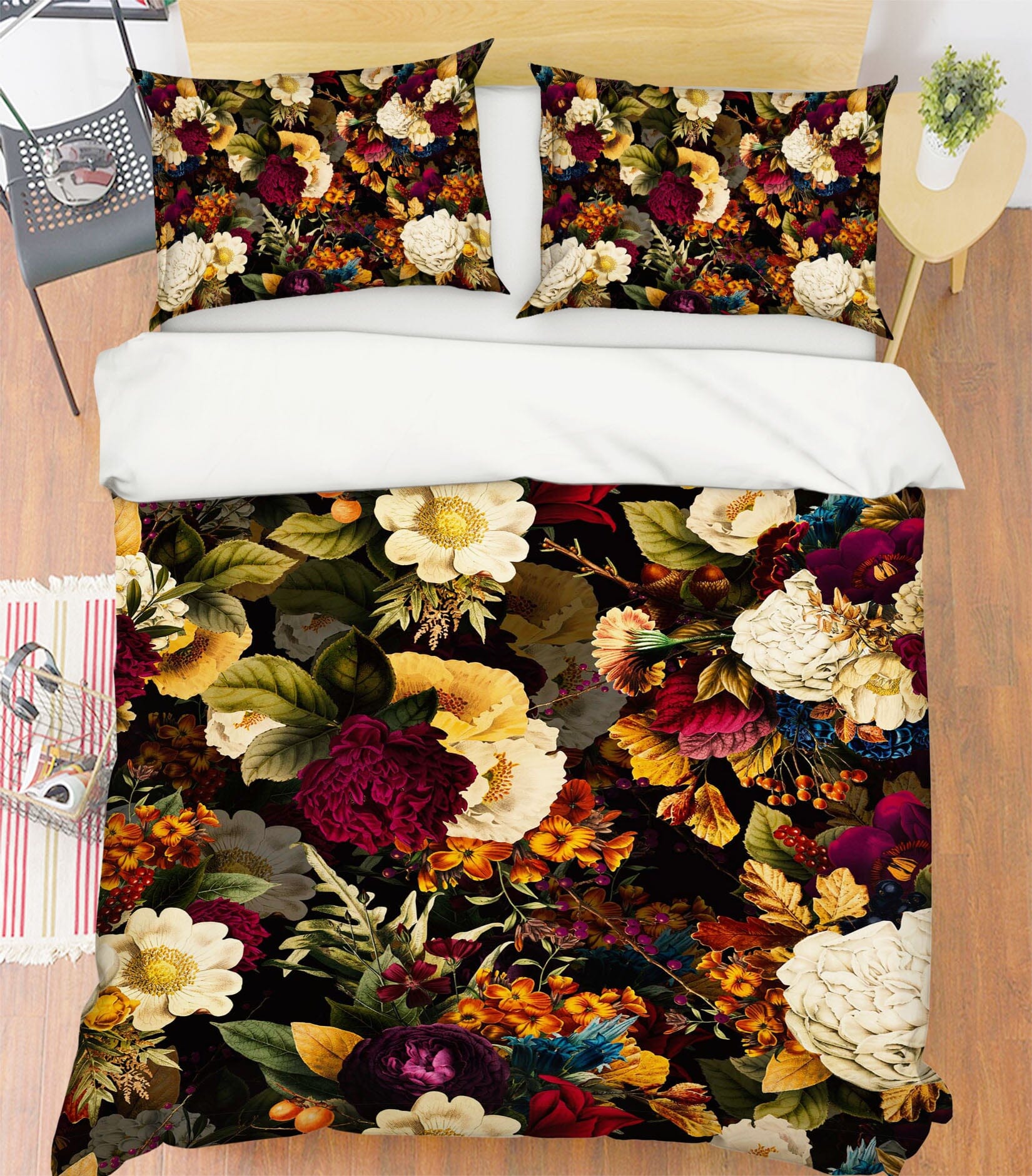 3D Red Peony 114 Uta Naumann Bedding Bed Pillowcases Quilt Quiet Covers AJ Creativity Home