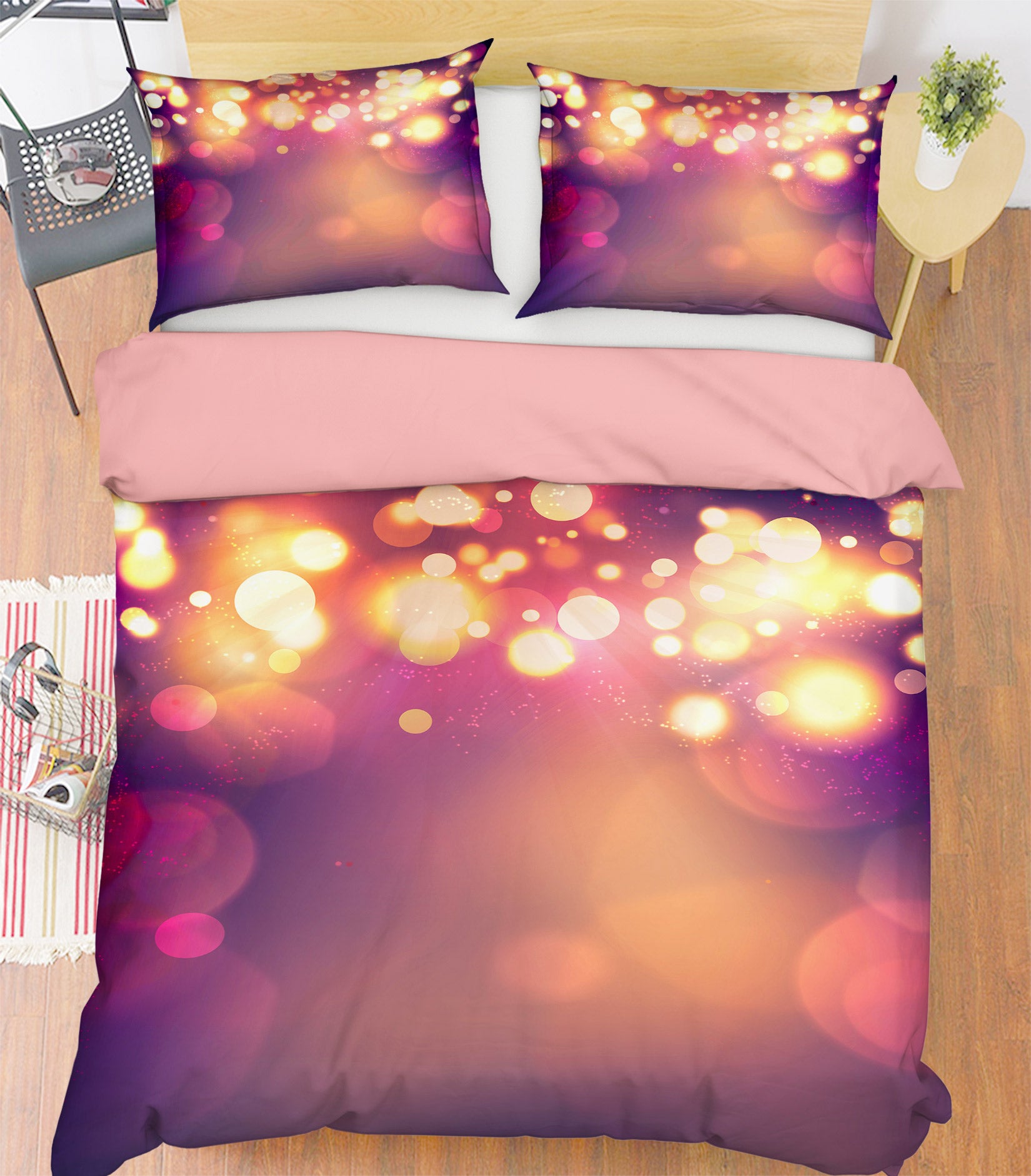 3D Light Shadow 13183 Bed Pillowcases Quilt
