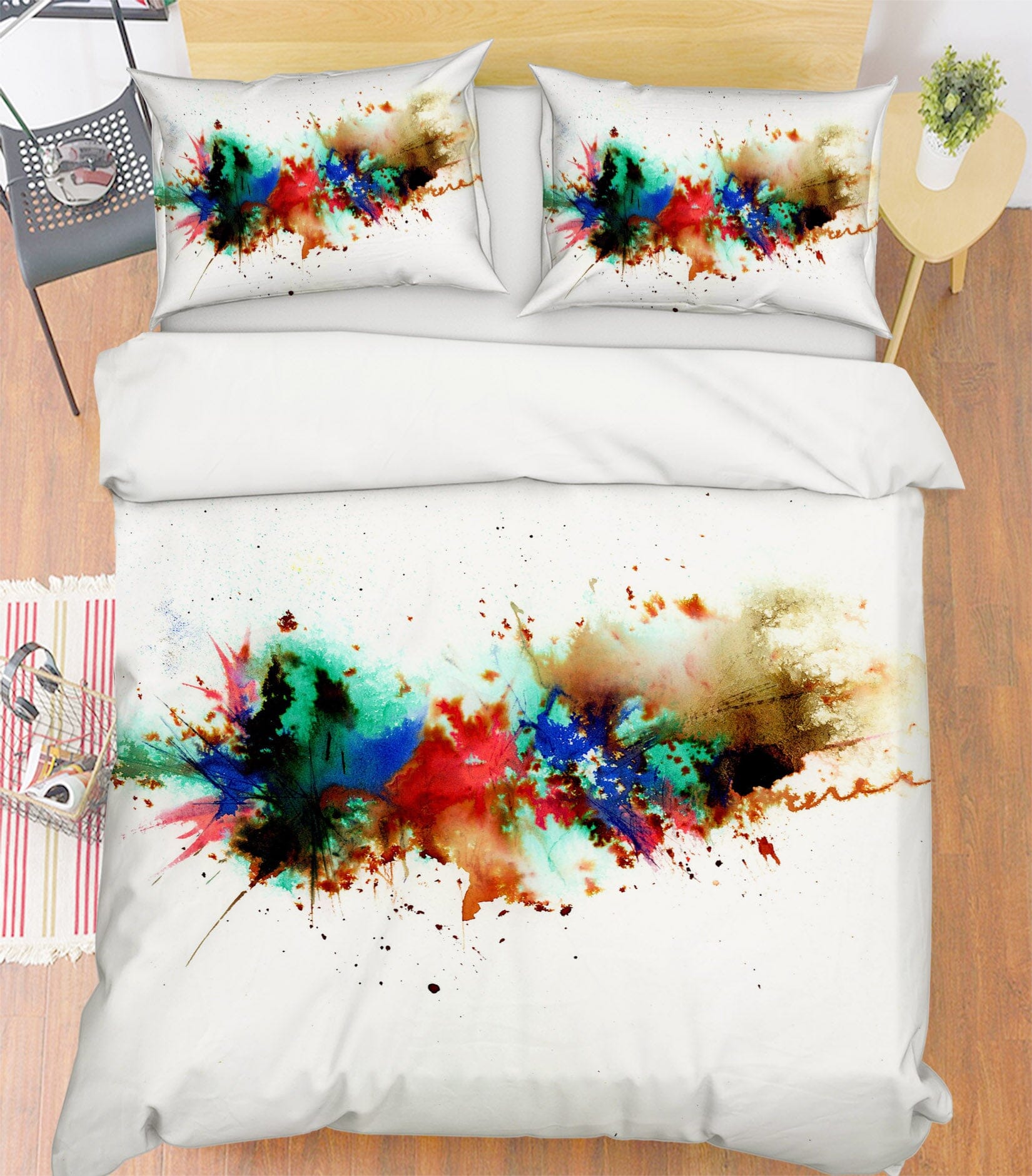 3D Color Splash 2009 Anne Farrall Doyle Bedding Bed Pillowcases Quilt Quiet Covers AJ Creativity Home