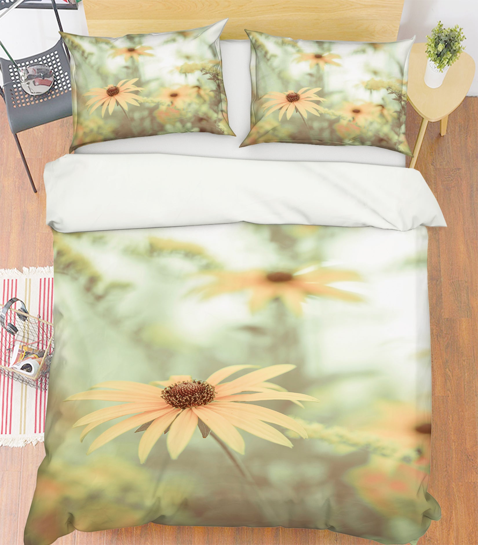3D Orange Daisy 6914 Assaf Frank Bedding Bed Pillowcases Quilt Cover Duvet Cover