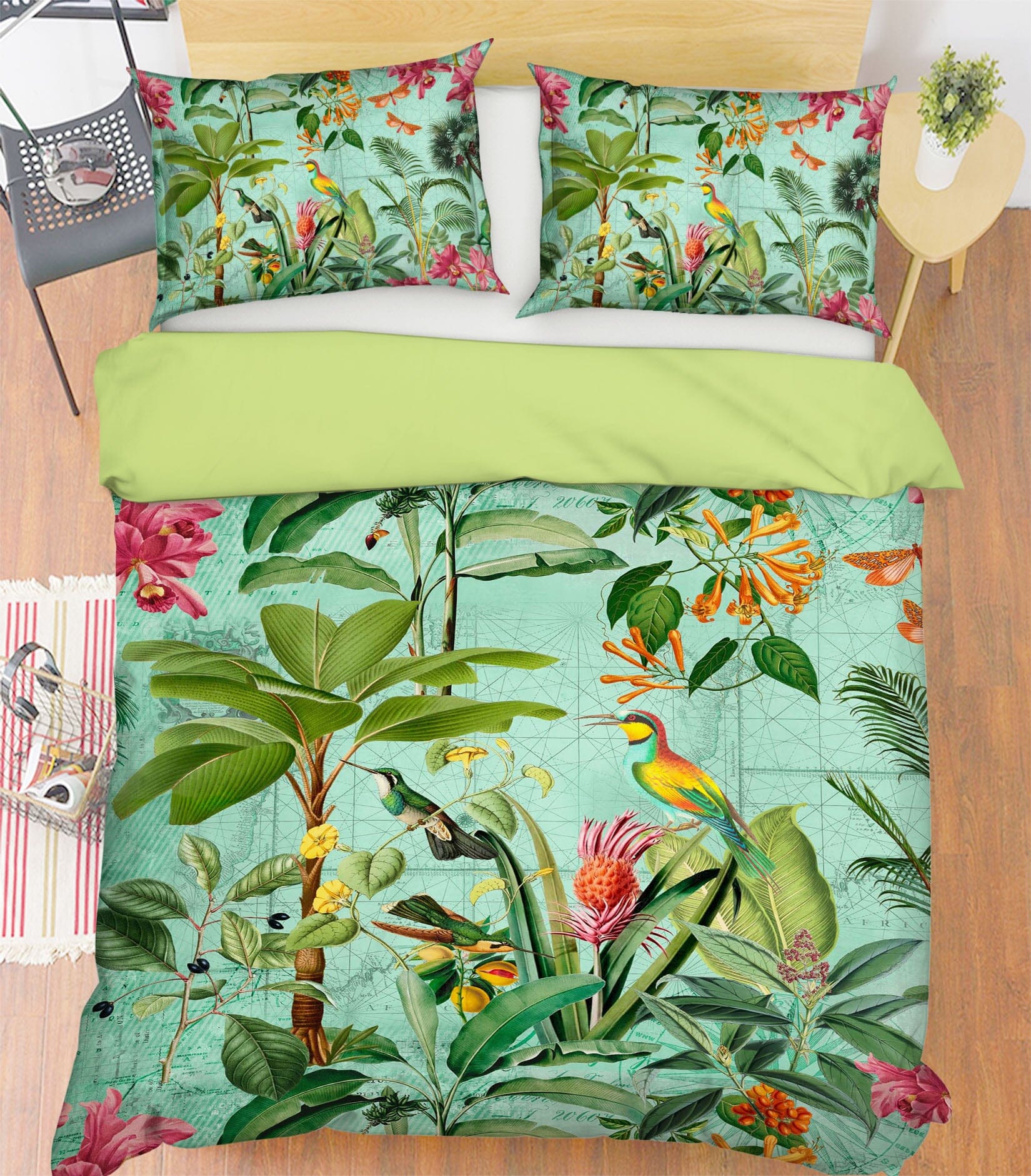 3D Happy Forest 126 Andrea haase Bedding Bed Pillowcases Quilt Quiet Covers AJ Creativity Home