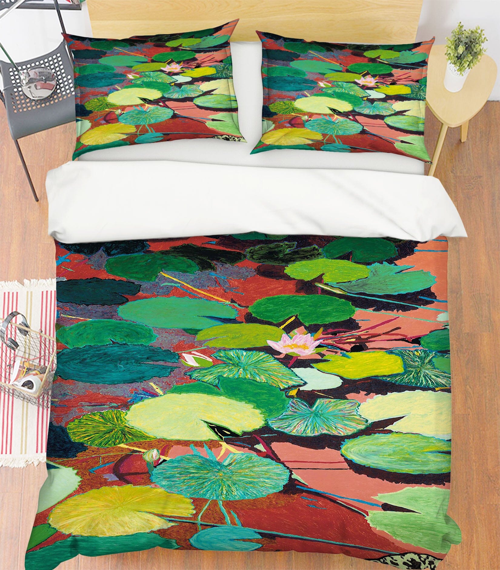 3D Green Pond 1168 Allan P. Friedlander Bedding Bed Pillowcases Quilt Quiet Covers AJ Creativity Home