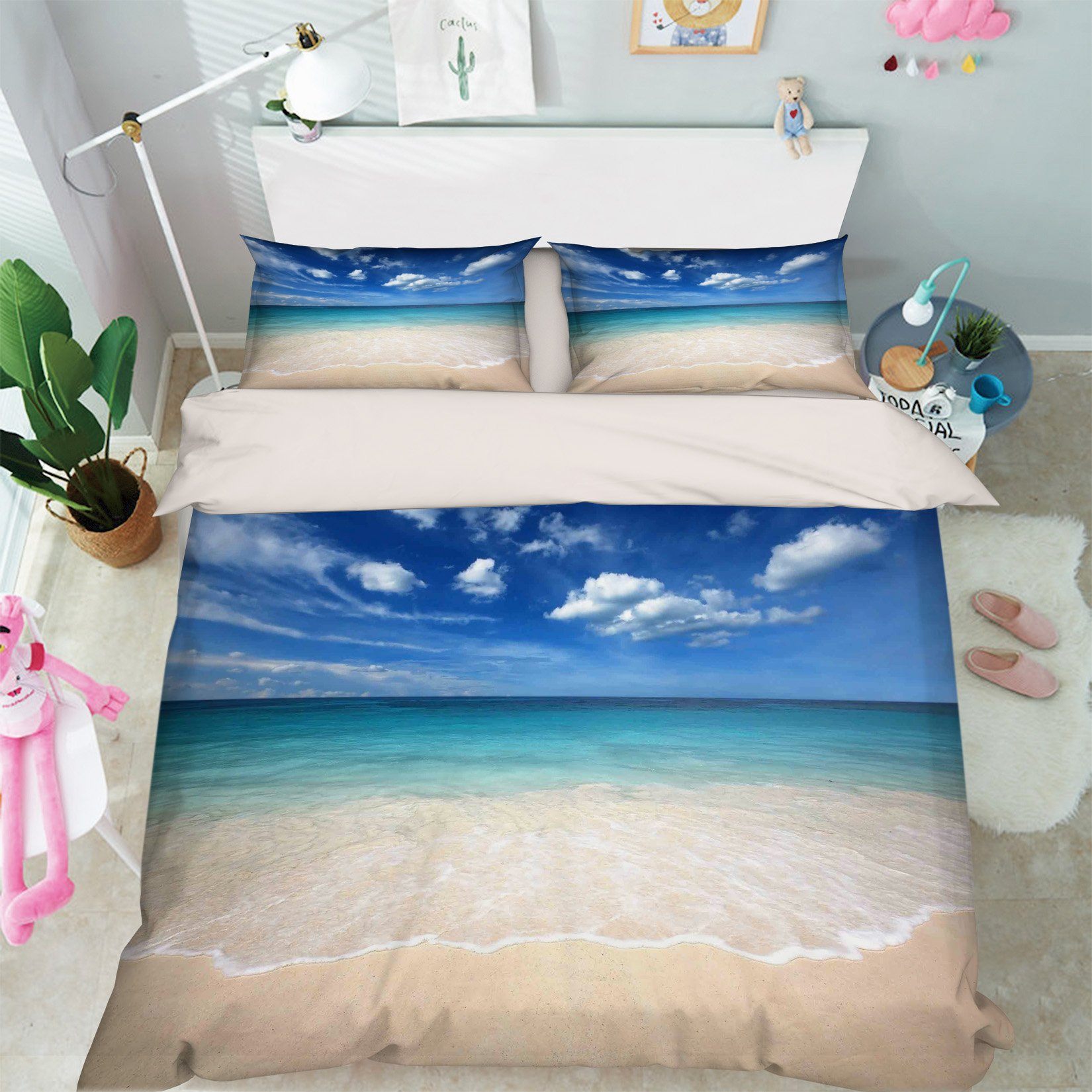 3D Sea Scenery 223 Bed Pillowcases Quilt Wallpaper AJ Wallpaper