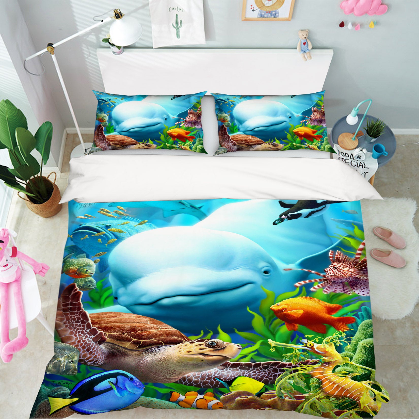 3D Seavilians 86012 Jerry LoFaro bedding Bed Pillowcases Quilt