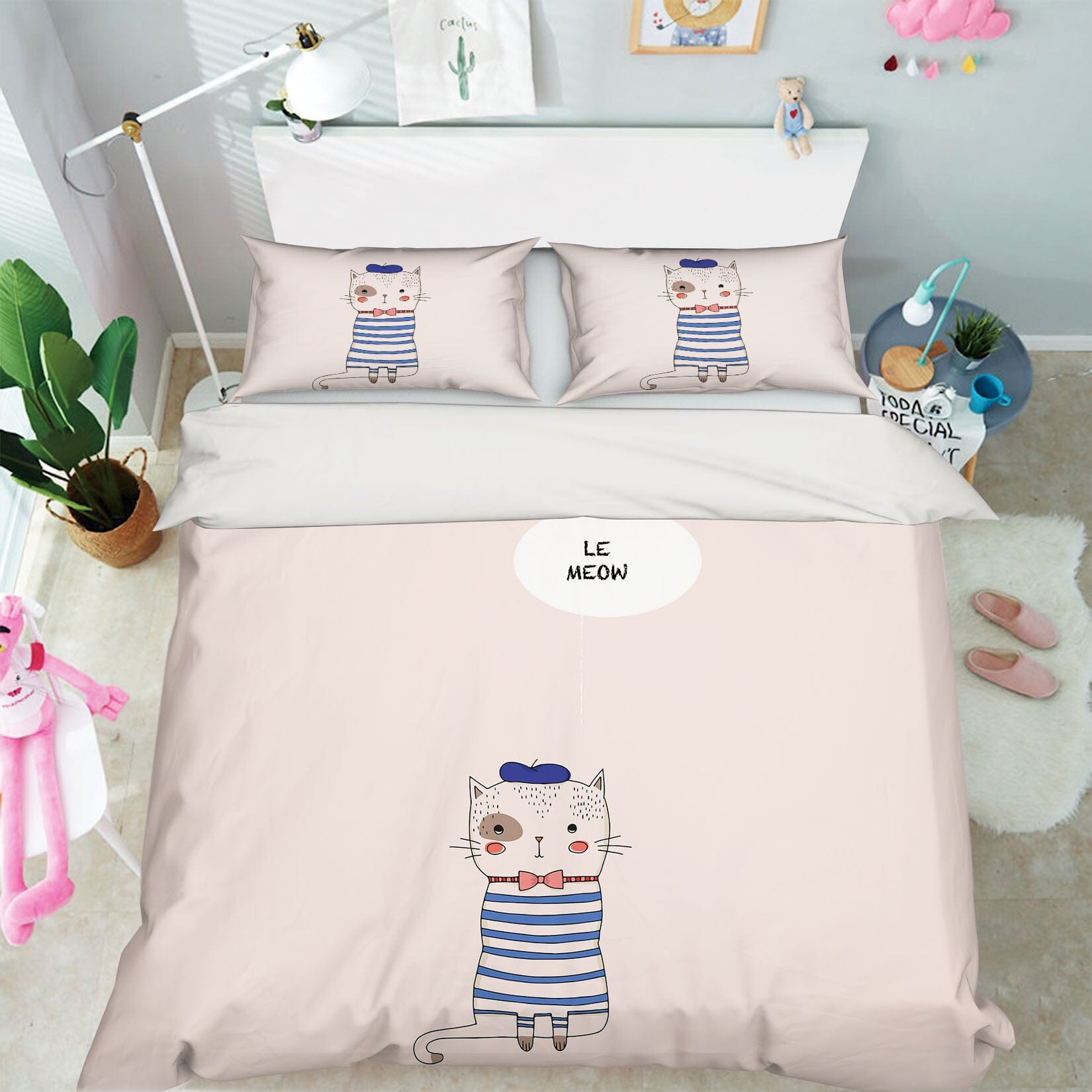 3D Cute Kitten 174 Boris Draschoff Bedding Bed Pillowcases Quilt Quiet Covers AJ Creativity Home