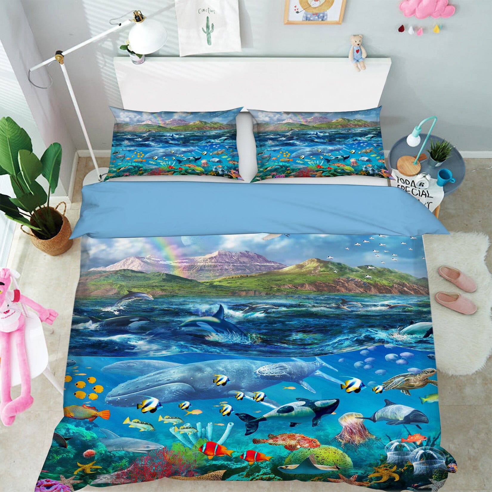 3D The Underwater World 2111 Adrian Chesterman Bedding Bed Pillowcases Quilt Quiet Covers AJ Creativity Home
