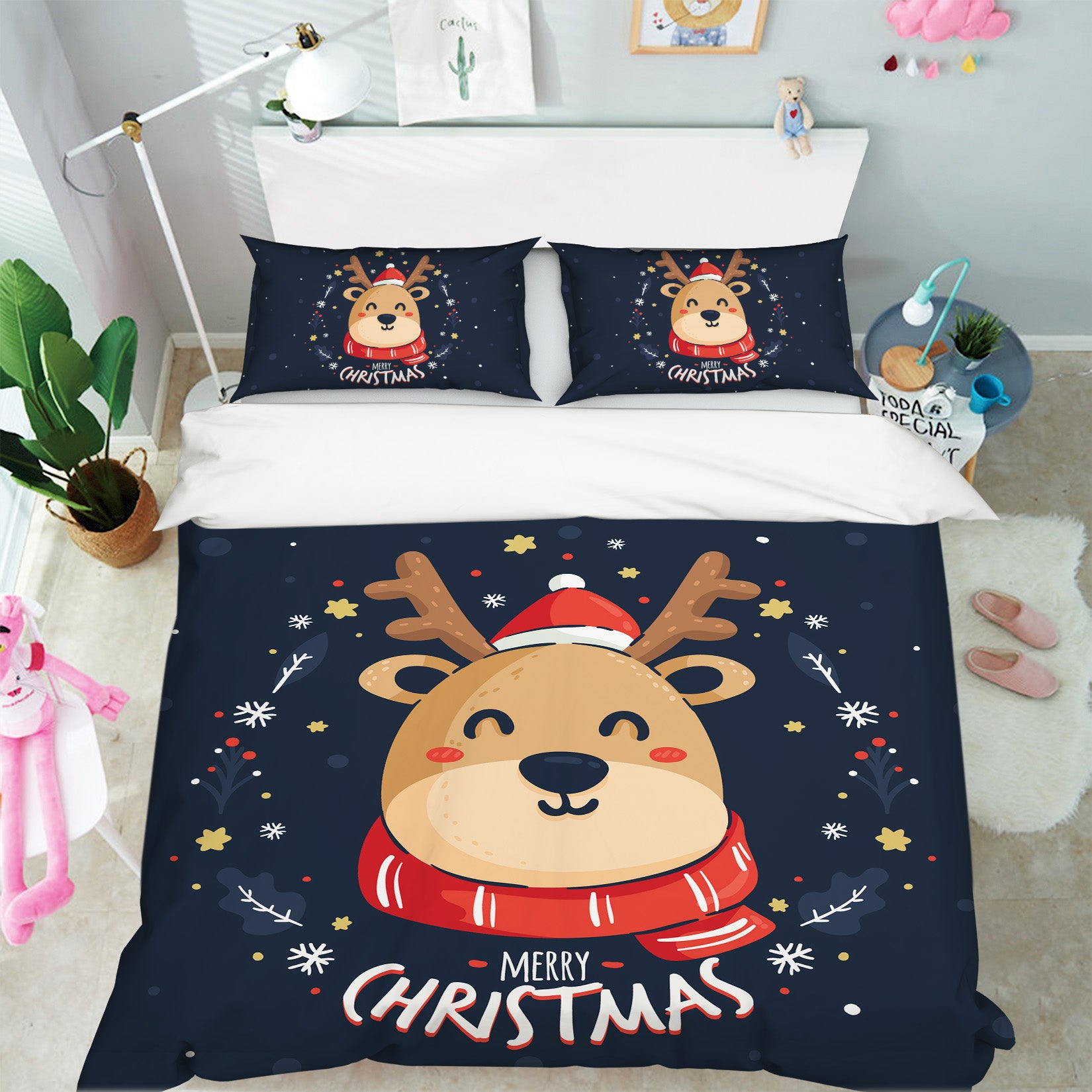 3D Deer 60226 Bed Pillowcases Quilt