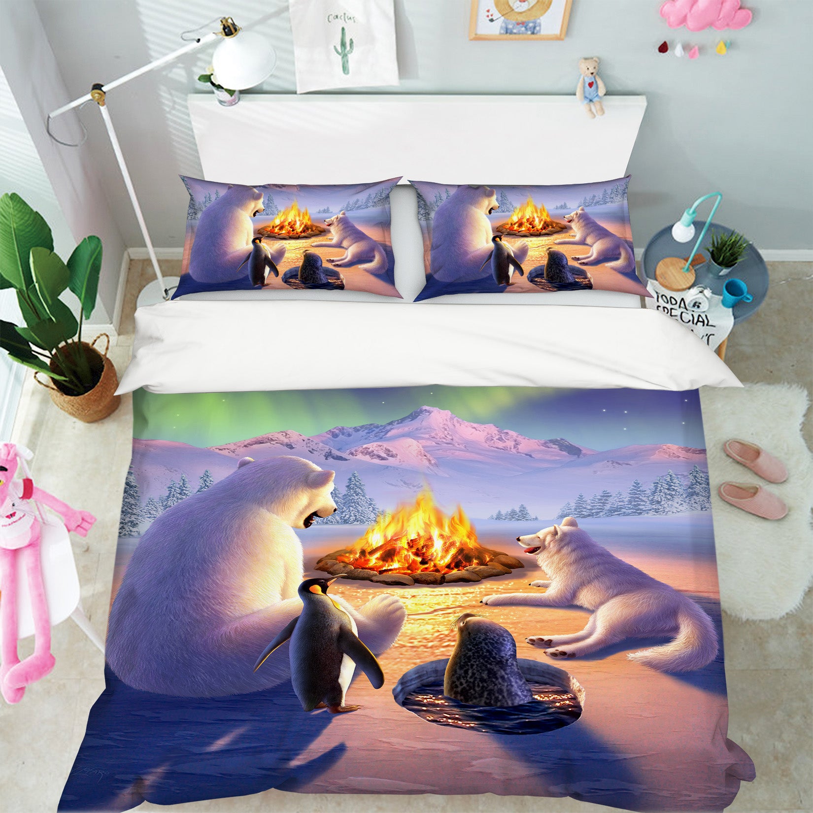 3D Polar Pals 86010 Jerry LoFaro bedding Bed Pillowcases Quilt