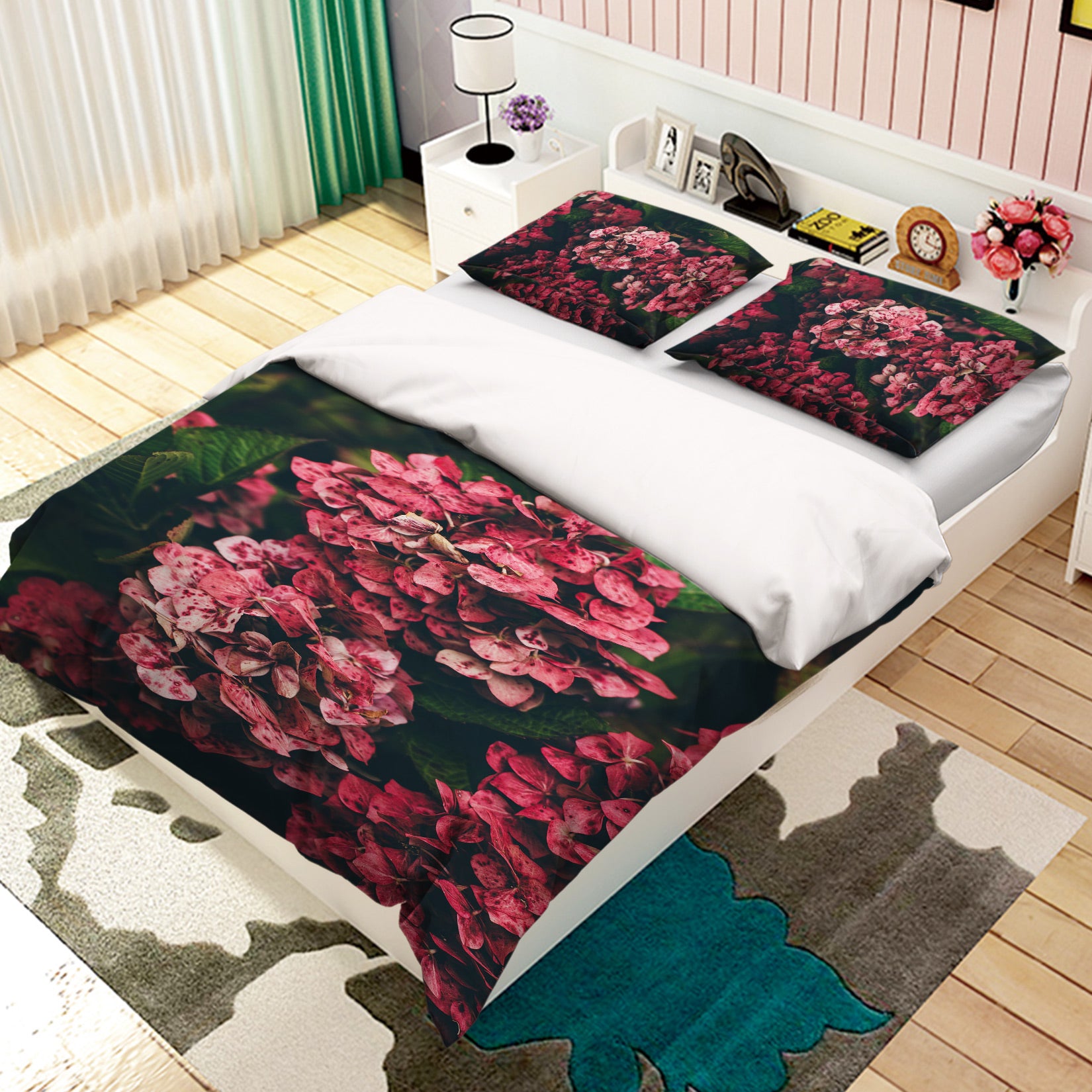3D Flowers 12213 Bed Pillowcases Quilt