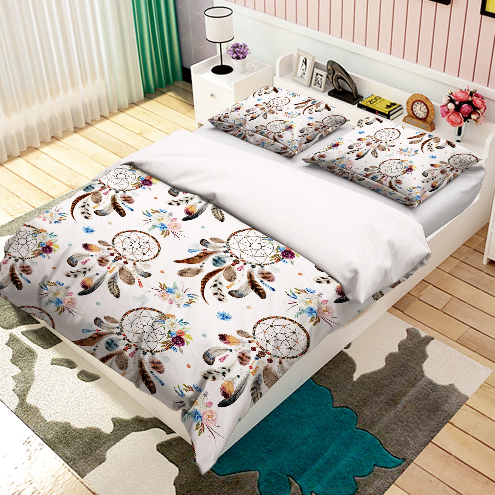 3D Dream Catcher Pattern 15009 Bed Pillowcases Quilt