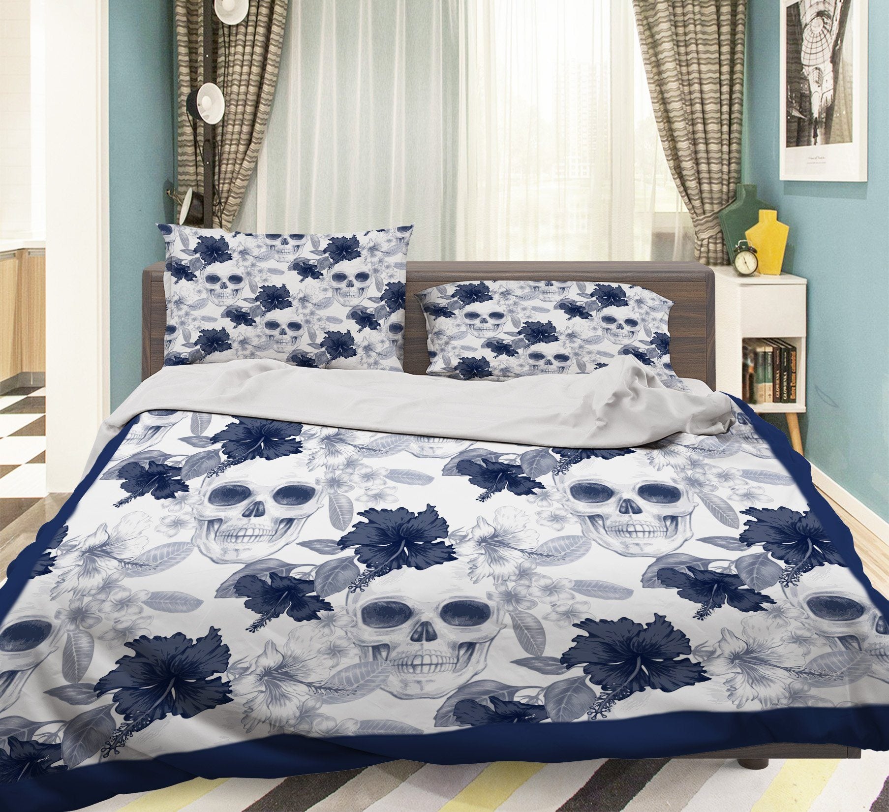 3D Flower Blossoms 150 Bed Pillowcases Quilt Wallpaper AJ Wallpaper