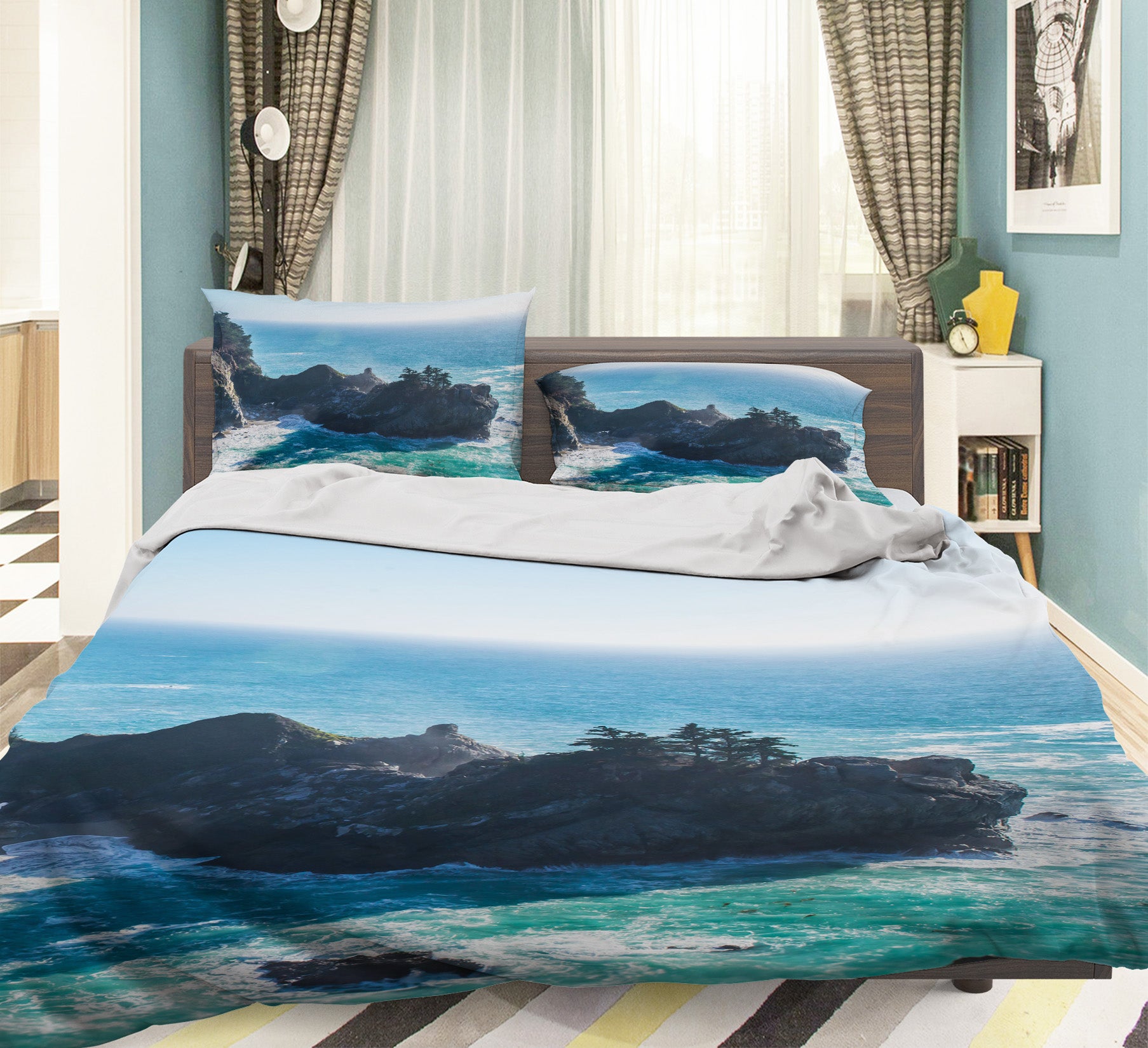 3D Island 19124 Bed Pillowcases Quilt