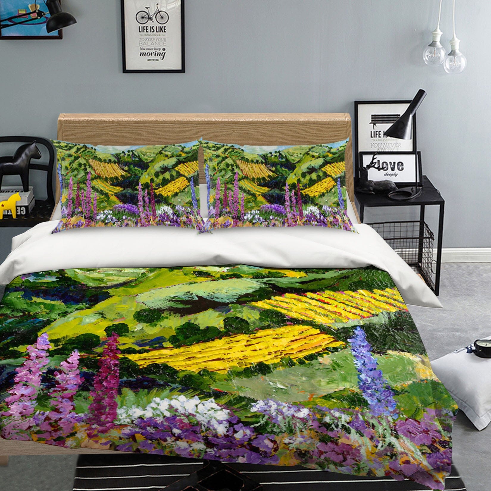 3D Different Garden 1005 Allan P. Friedlander Bedding Bed Pillowcases Quilt Quiet Covers AJ Creativity Home