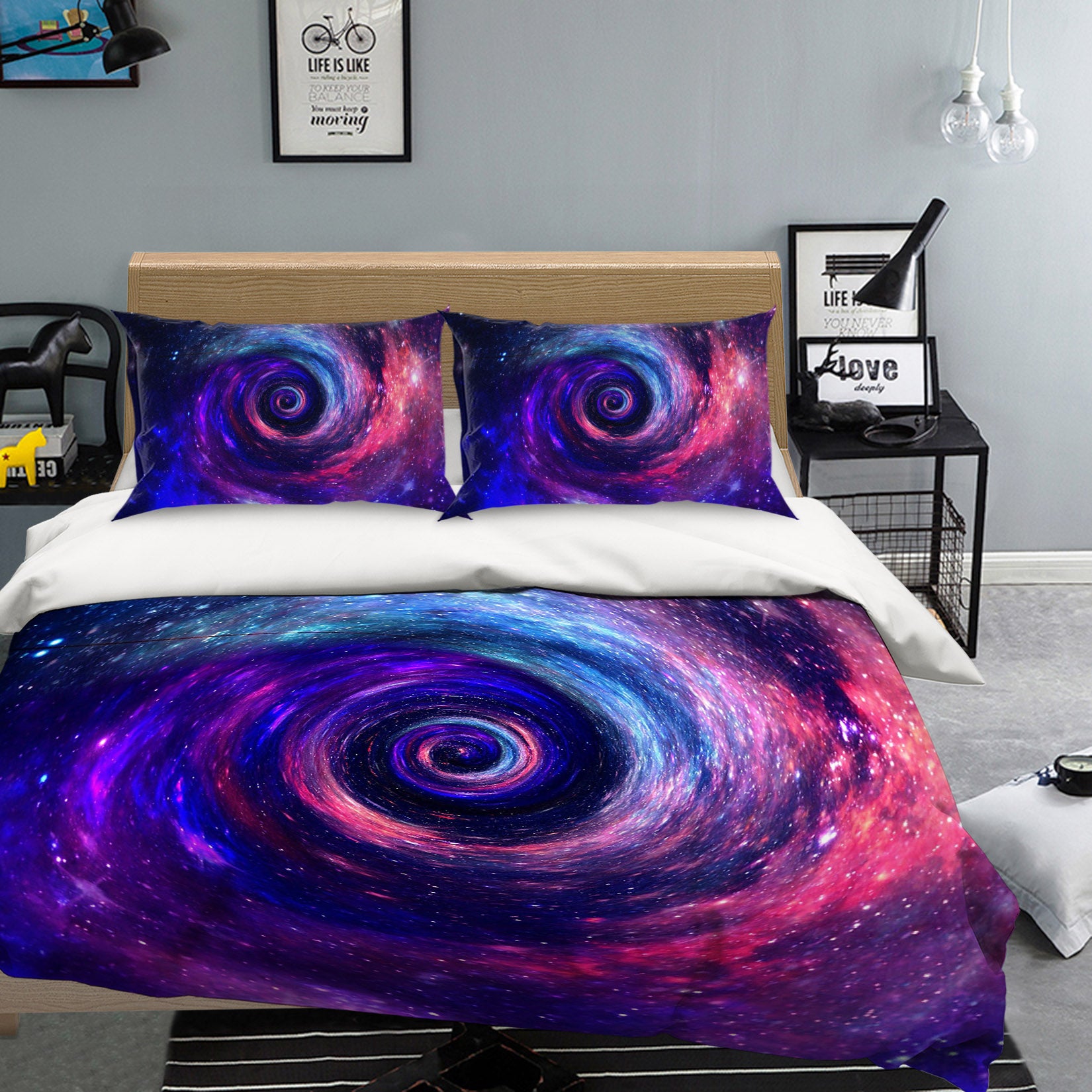3D Color Vortex 60141 Bed Pillowcases Quilt