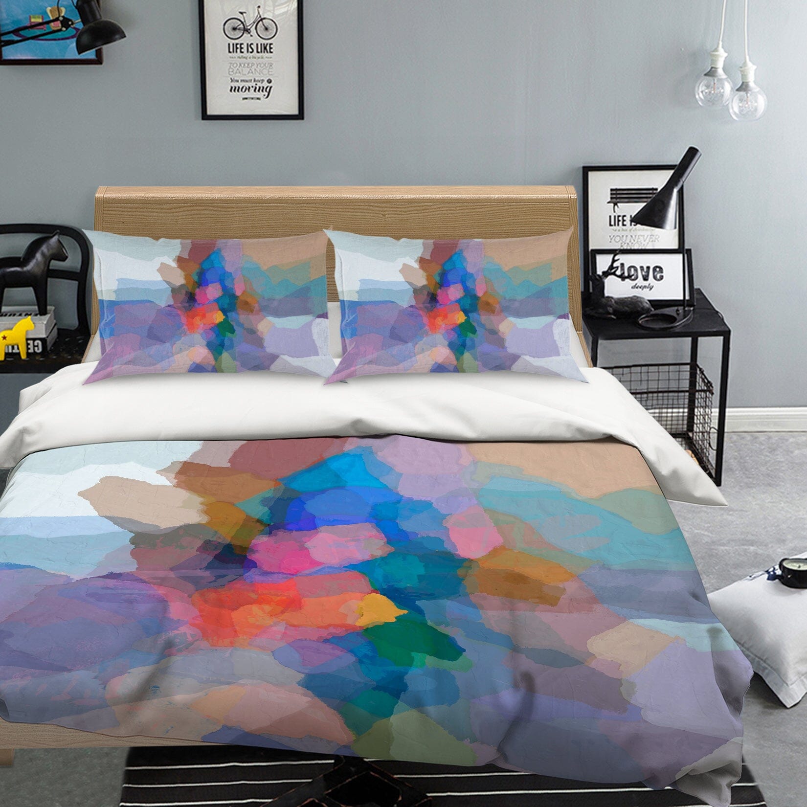 3D Abstract Pattern 1004 Michael Tienhaara Bedding Bed Pillowcases Quilt Quiet Covers AJ Creativity Home
