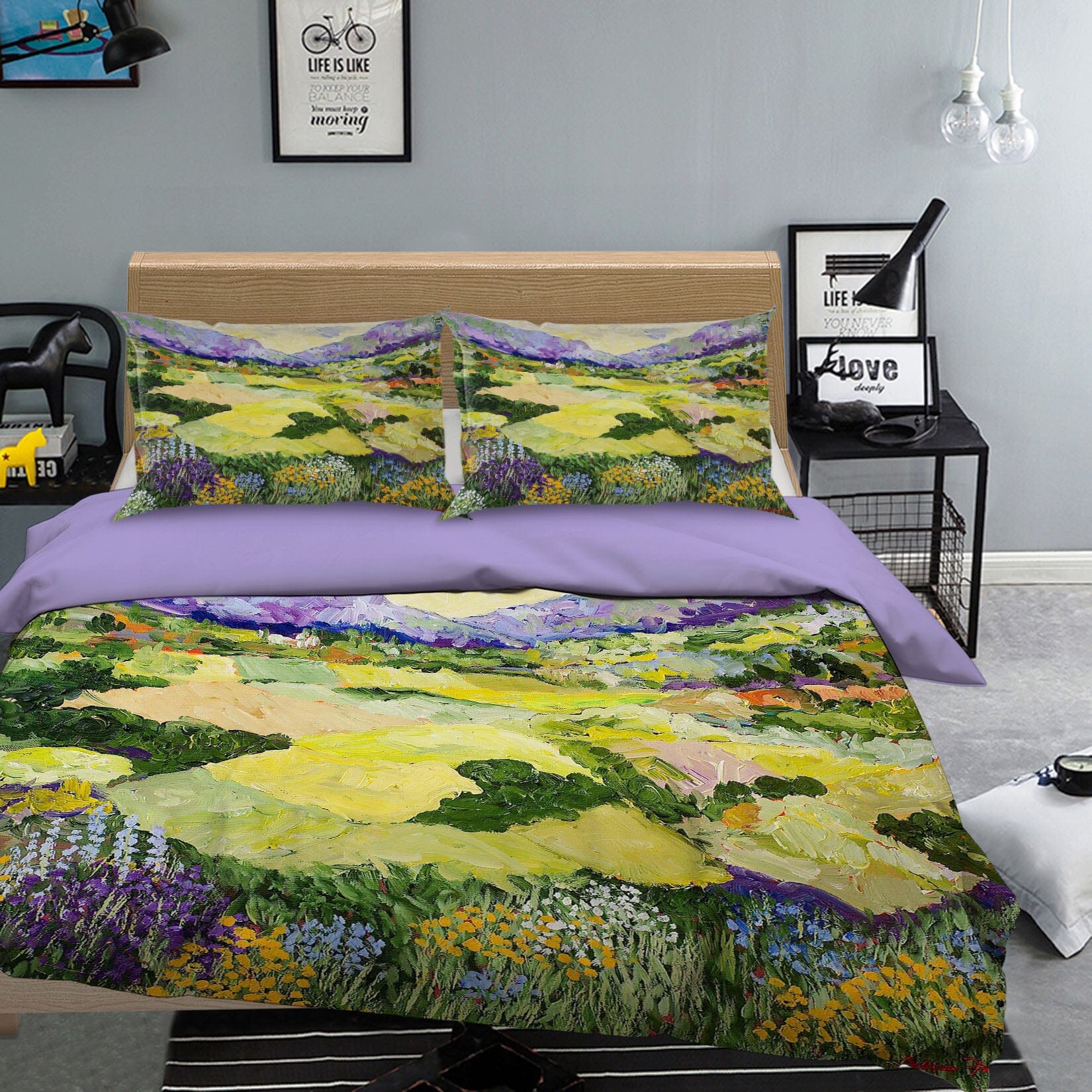 3D Cool Grass 1045 Allan P. Friedlander Bedding Bed Pillowcases Quilt Quiet Covers AJ Creativity Home