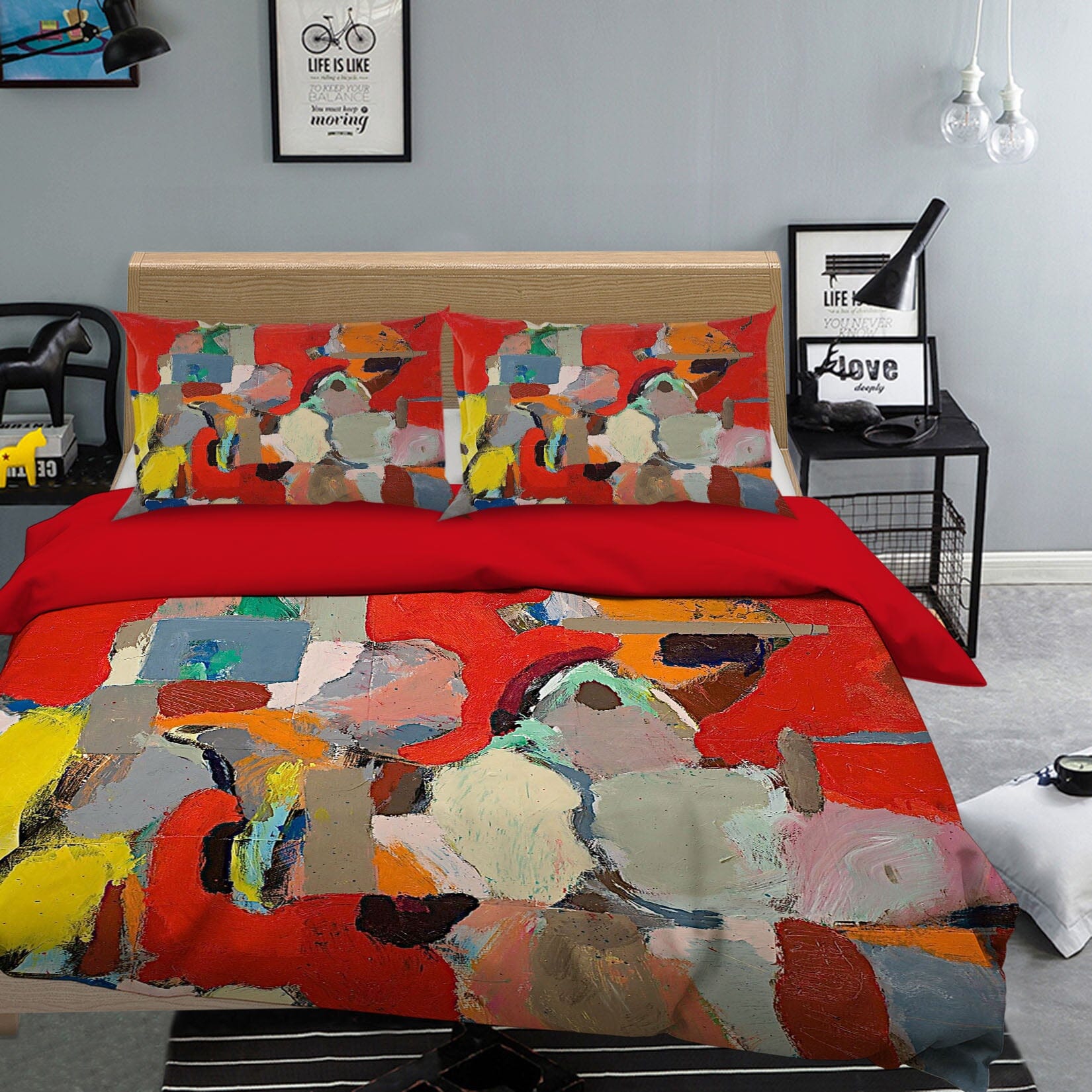 3D Graphic Pigment 1031 Allan P. Friedlander Bedding Bed Pillowcases Quilt Quiet Covers AJ Creativity Home