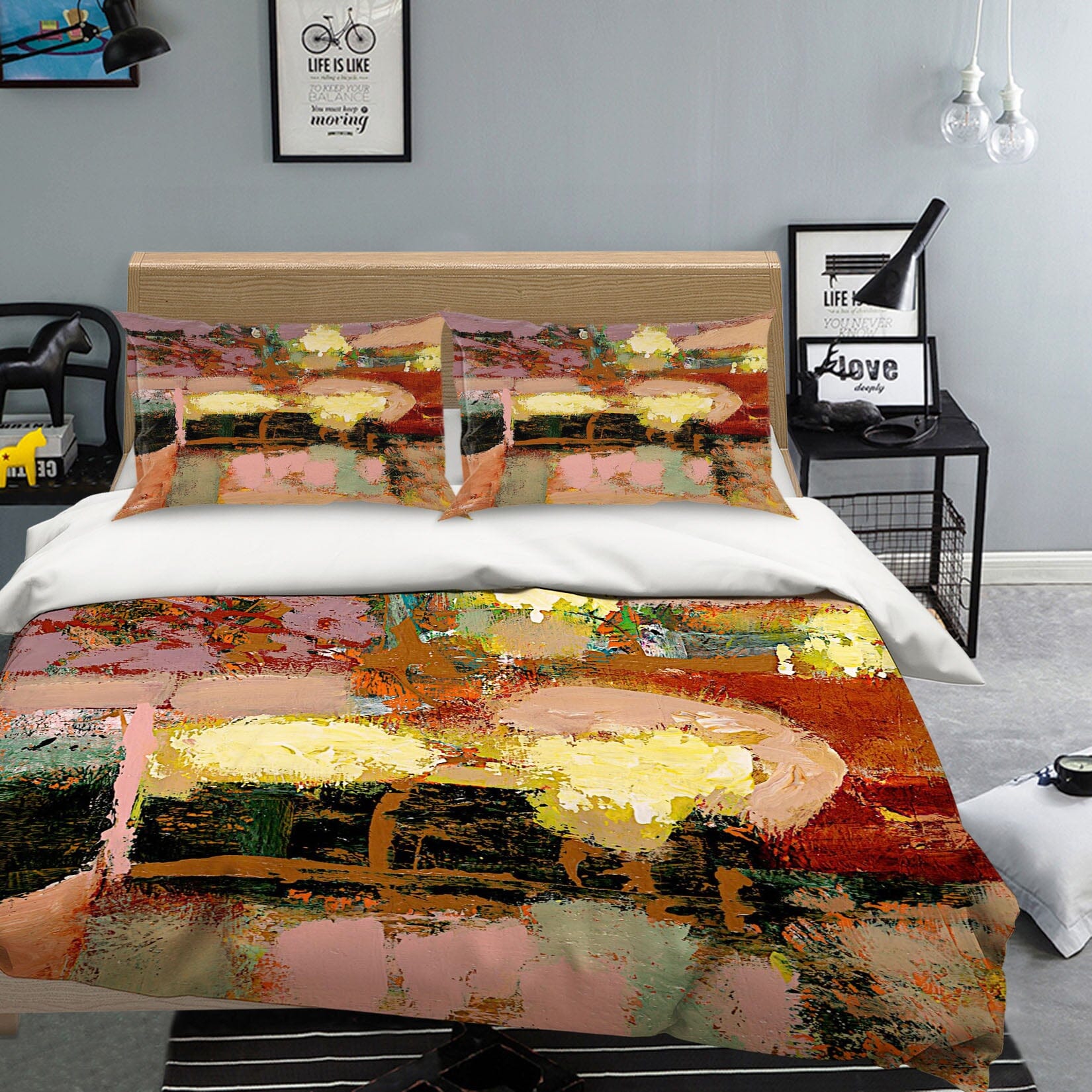 3D Summer End 2116 Allan P. Friedlander Bedding Bed Pillowcases Quilt Quiet Covers AJ Creativity Home