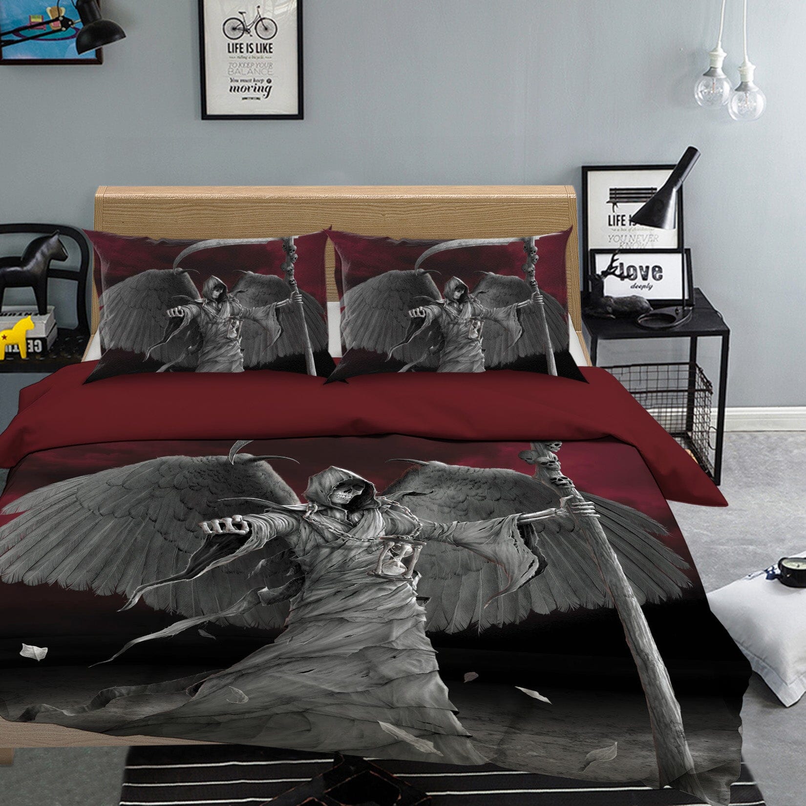 3D Time Is Up 091 Bed Pillowcases Quilt Exclusive Designer Vincent Quiet Covers AJ Creativity Home