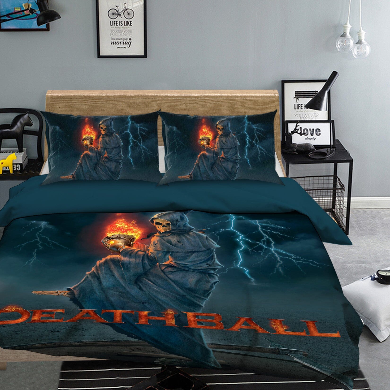 3D Death Ball 036 Bed Pillowcases Quilt Exclusive Designer Vincent Quiet Covers AJ Creativity Home
