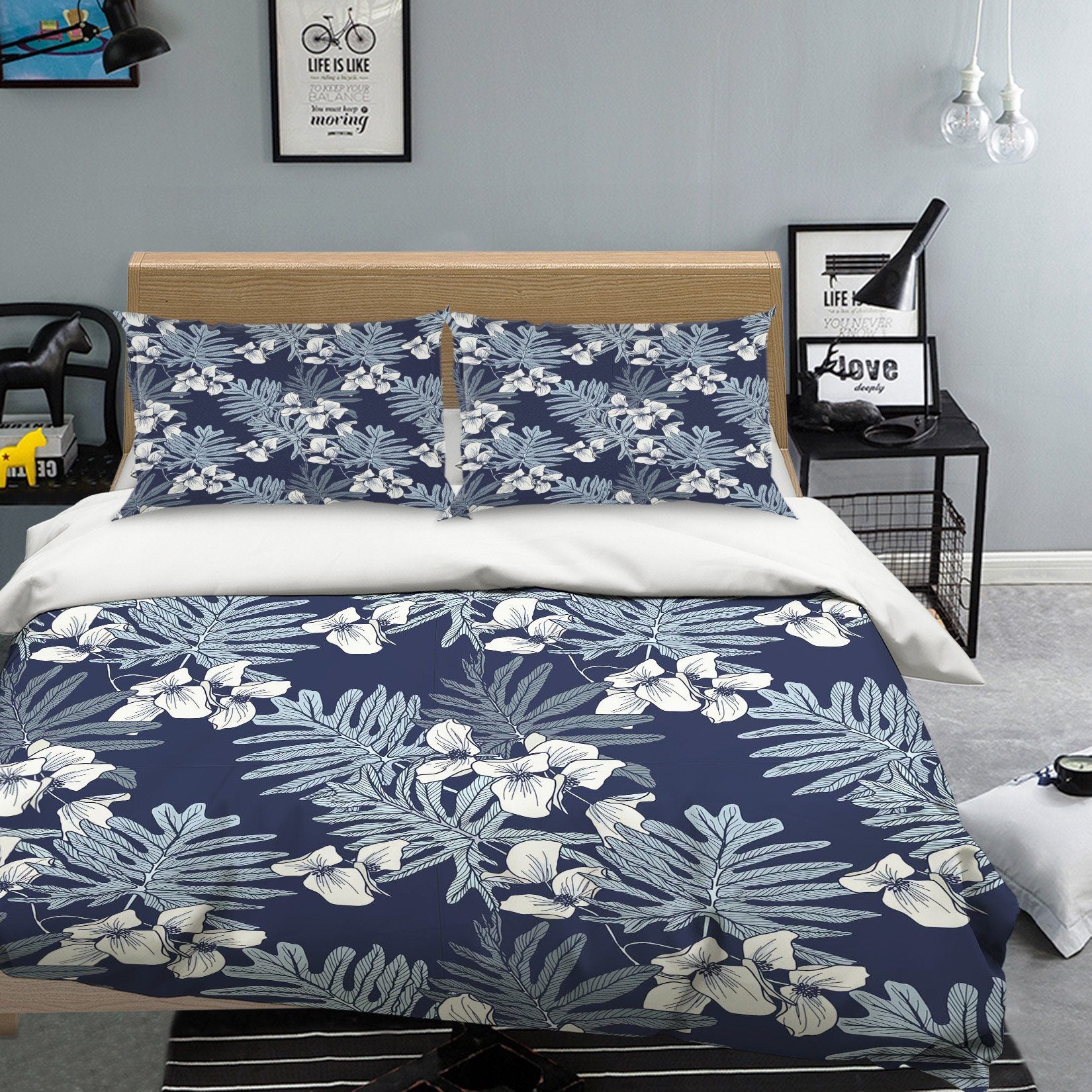 3D Tropical Plants 062 Bed Pillowcases Quilt Wallpaper AJ Wallpaper