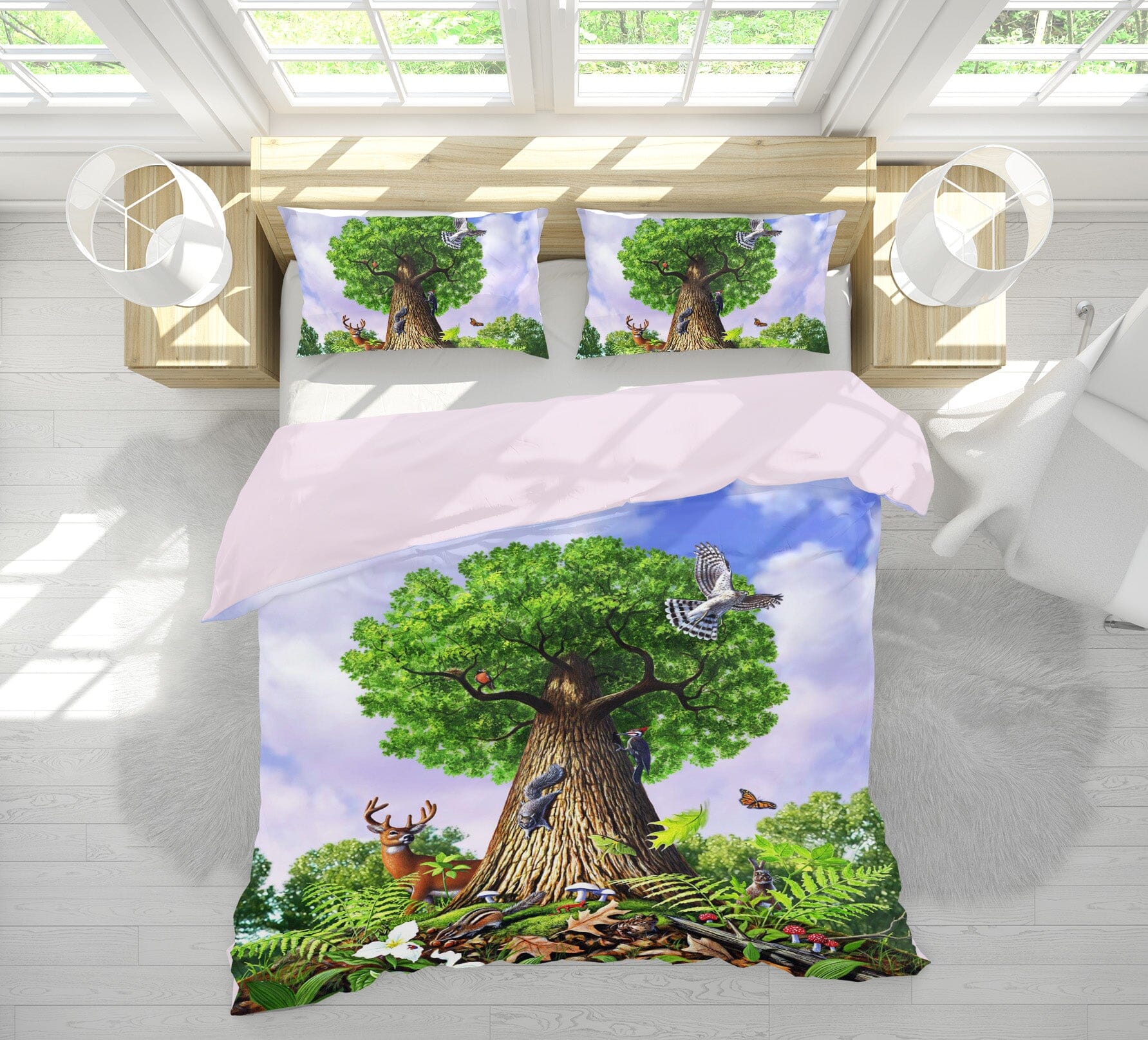 3D Tree Of Life 2134 Jerry LoFaro bedding Bed Pillowcases Quilt Quiet Covers AJ Creativity Home