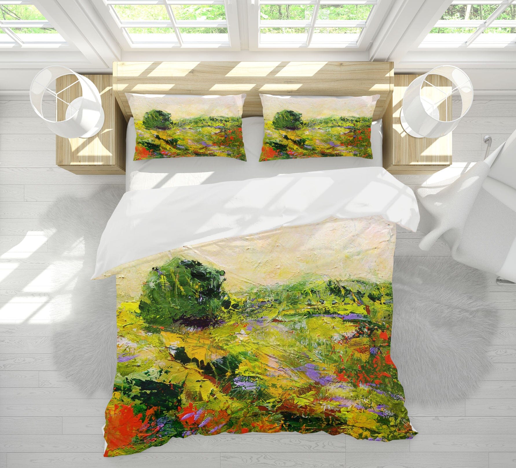 3D Tree Pattern 1113 Allan P. Friedlander Bedding Bed Pillowcases Quilt Quiet Covers AJ Creativity Home