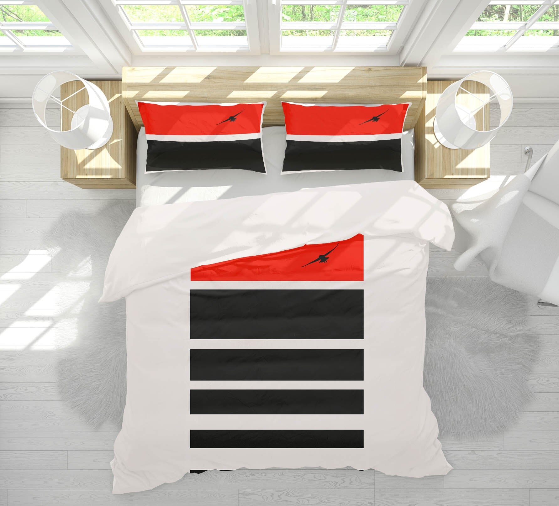 3D Black Square 137 Boris Draschoff Bedding Bed Pillowcases Quilt Quiet Covers AJ Creativity Home