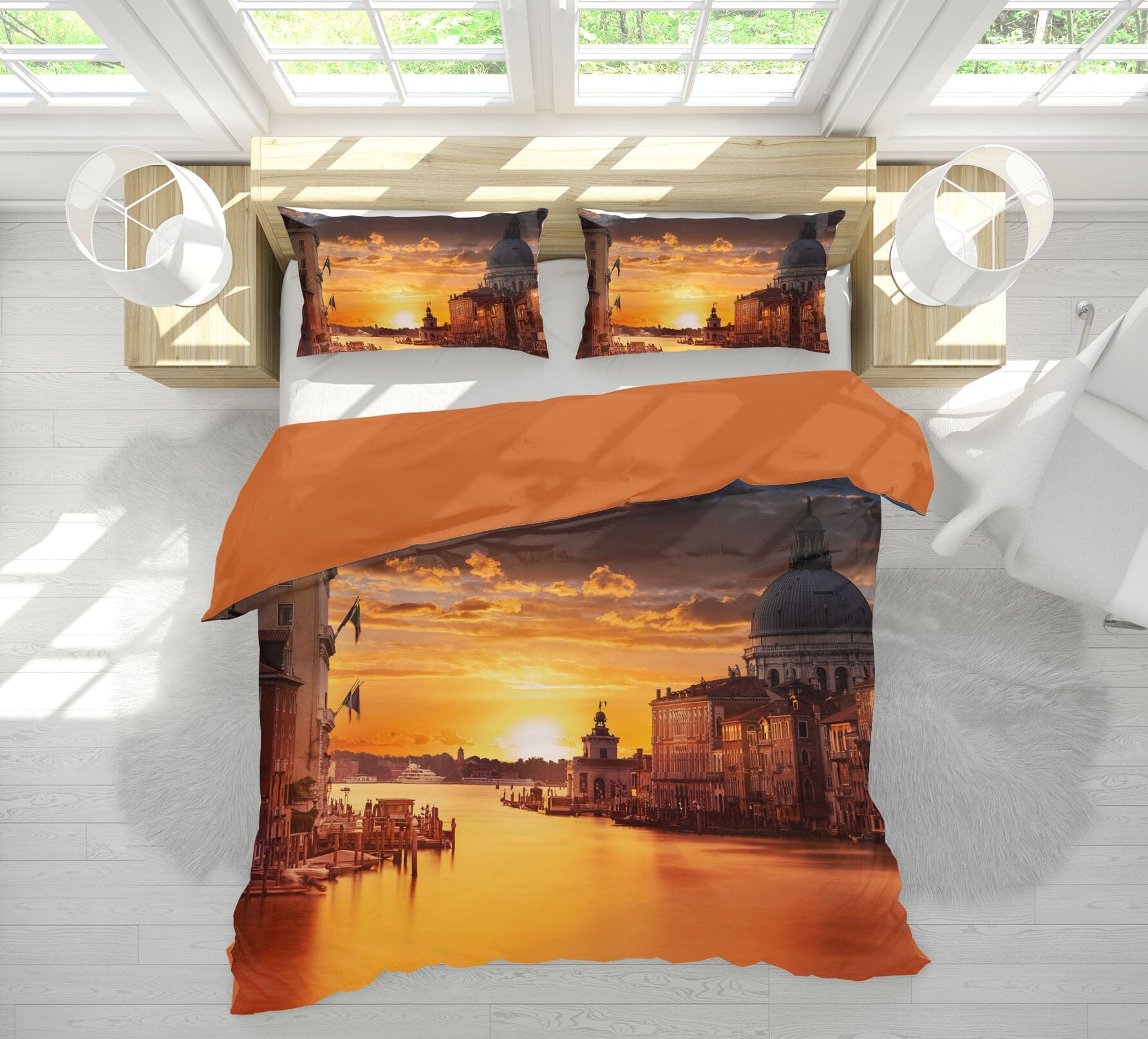 3D Sunset 2139 Marco Carmassi Bedding Bed Pillowcases Quilt Quiet Covers AJ Creativity Home