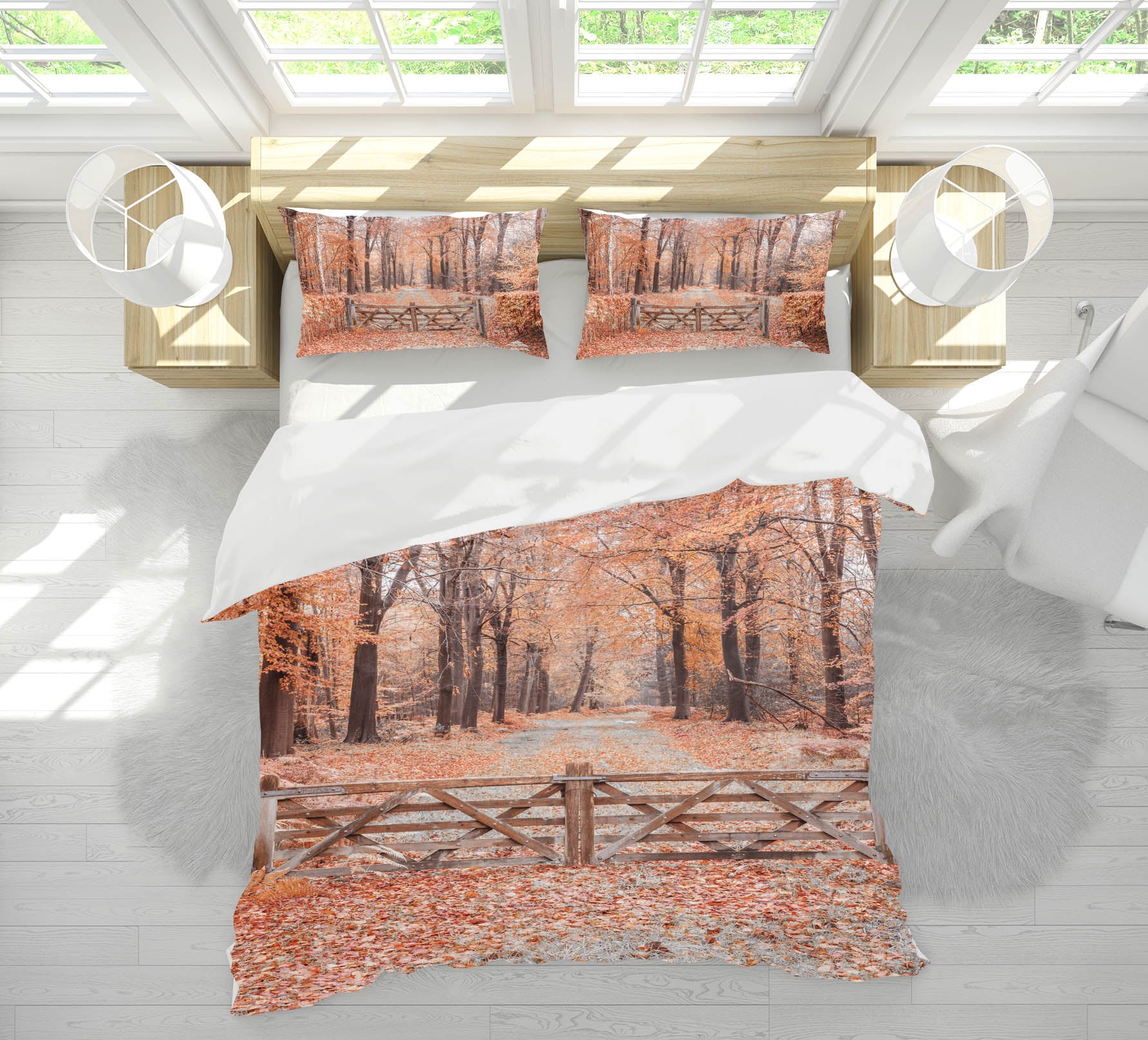 3D Autumn Woods 7134 Assaf Frank Bedding Bed Pillowcases Quilt Cover Duvet Cover