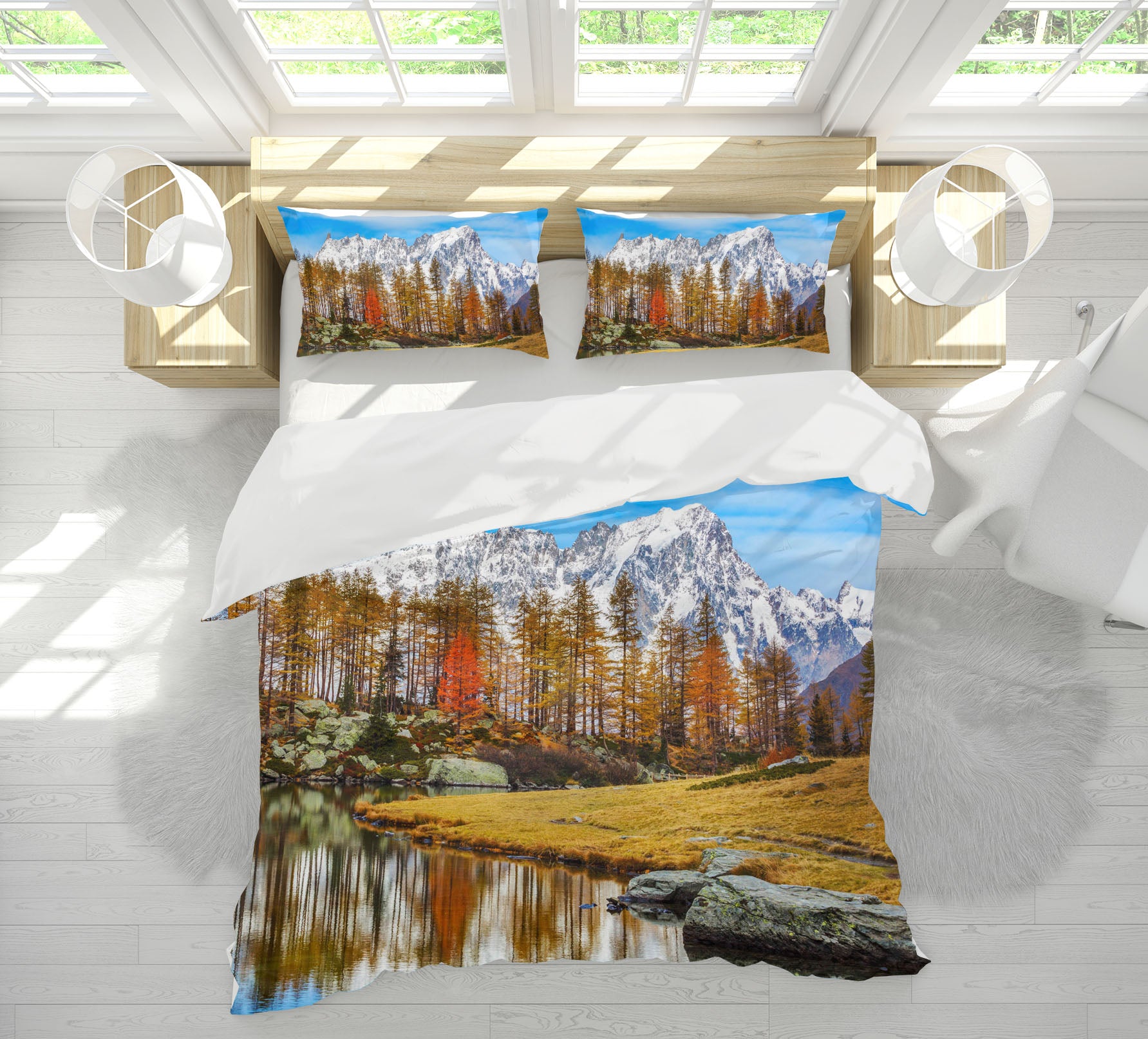 3D Mont Blanc 120 Marco Carmassi Bedding Bed Pillowcases Quilt