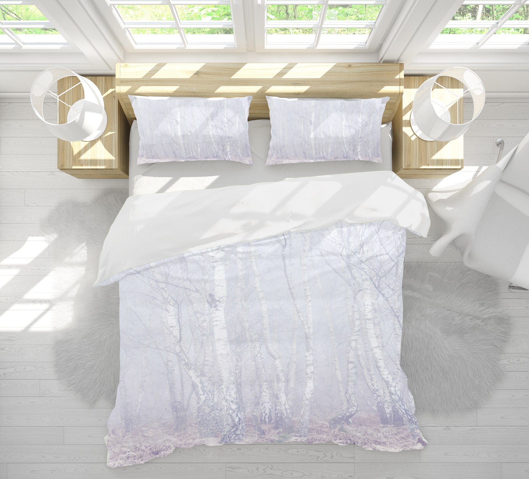 3D Foggy Forest 6981 Assaf Frank Bedding Bed Pillowcases Quilt Cover Duvet Cover