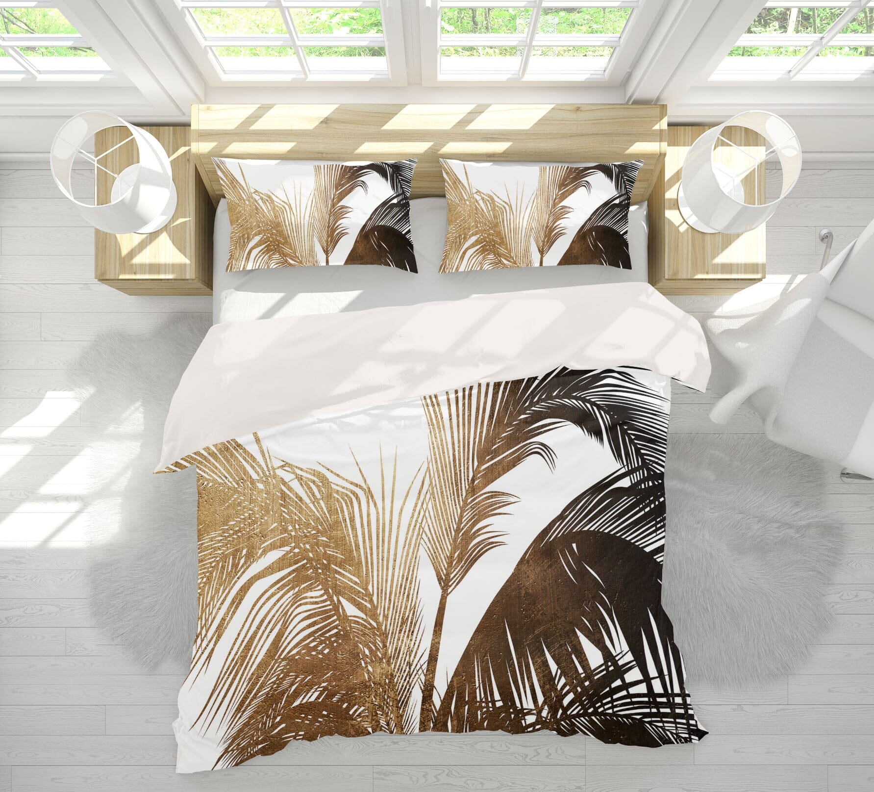 3D Lush Golden Tree 216 Boris Draschoff Bedding Bed Pillowcases Quilt Quiet Covers AJ Creativity Home