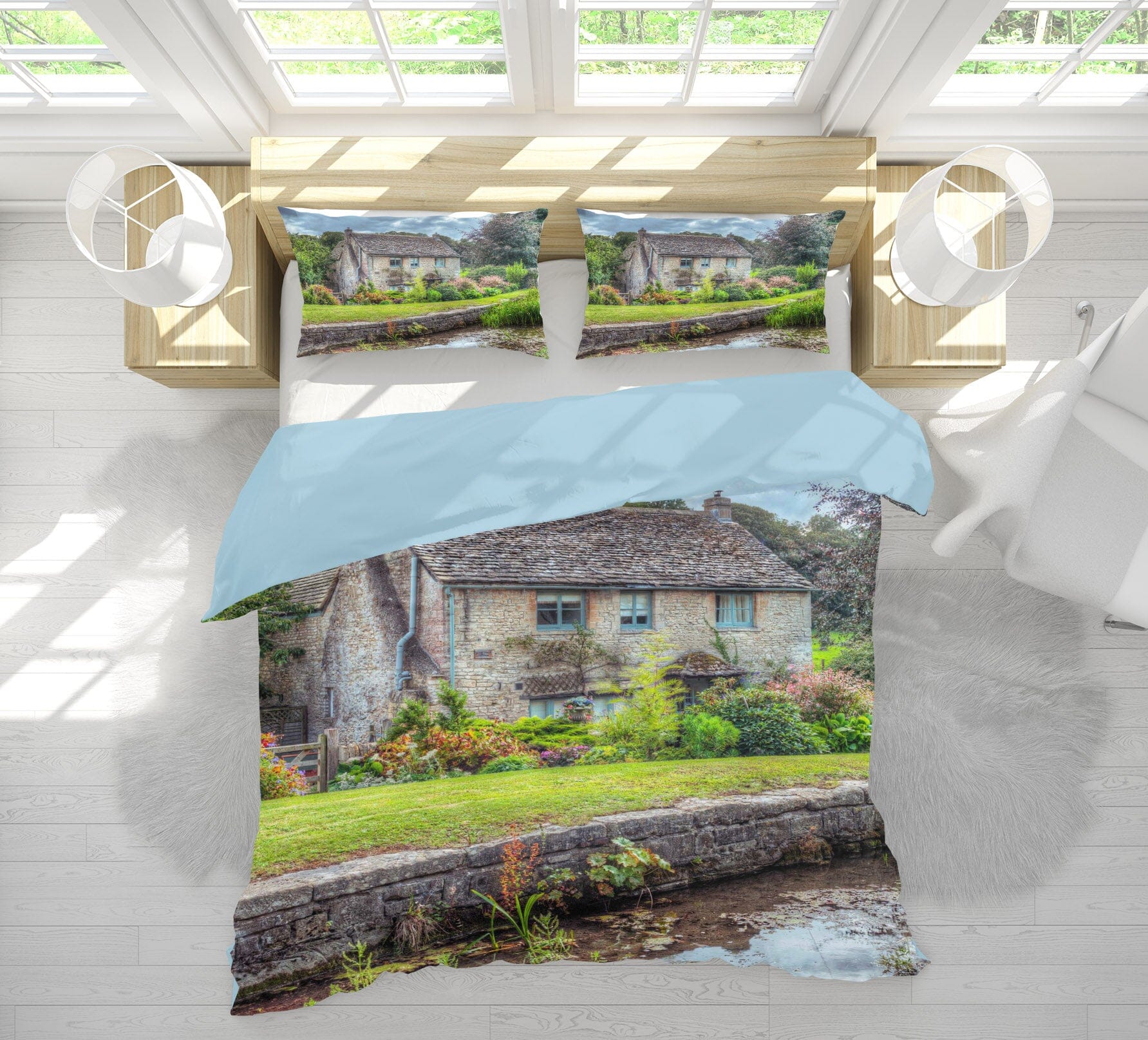 3D Country Manor 2010 Assaf Frank Bedding Bed Pillowcases Quilt Quiet Covers AJ Creativity Home