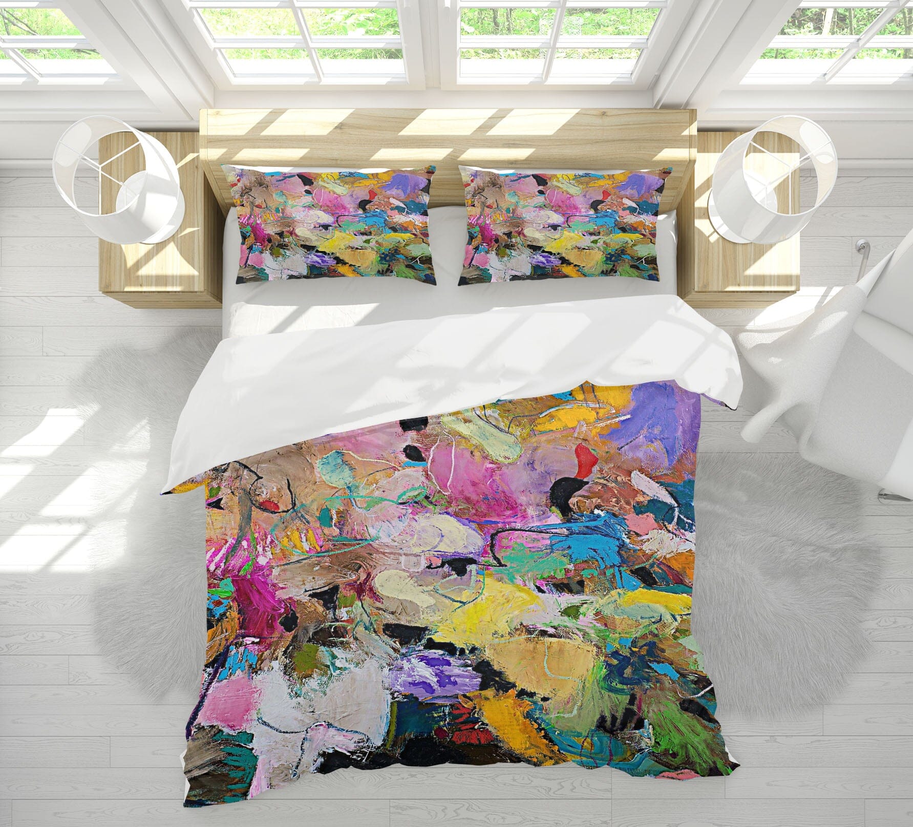 3D Graffiti Paint 1050 Allan P. Friedlander Bedding Bed Pillowcases Quilt Quiet Covers AJ Creativity Home